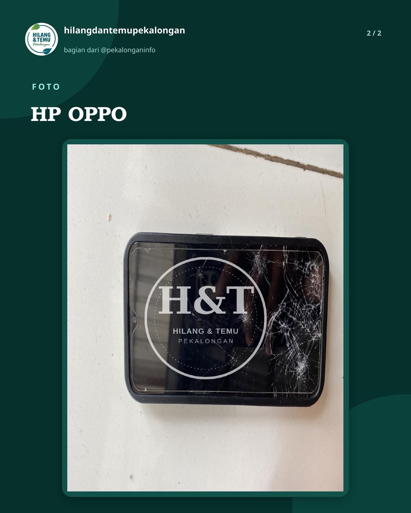 Slide 2 laporan HP OPPO