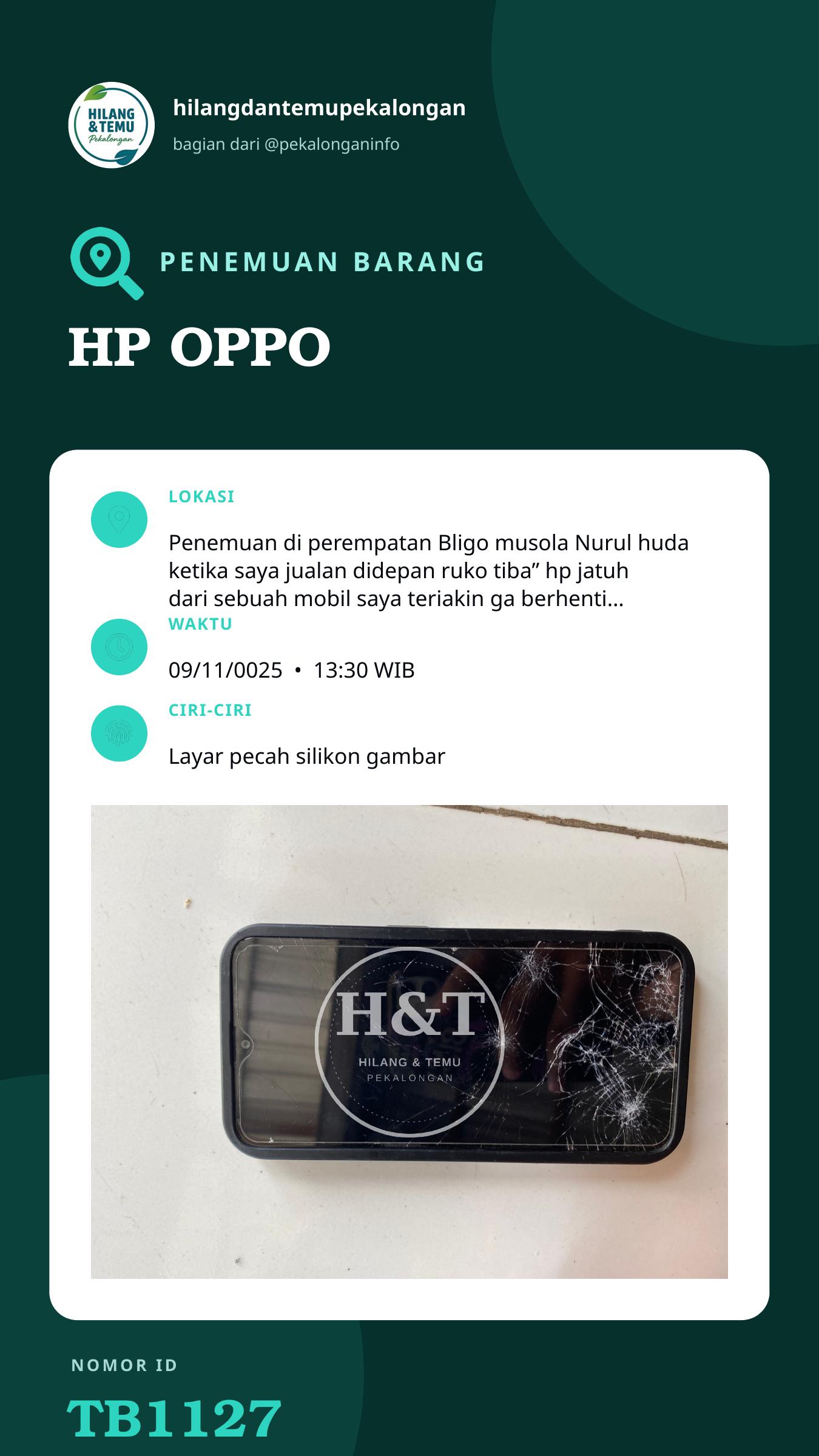 Story 9:16 laporan HP OPPO