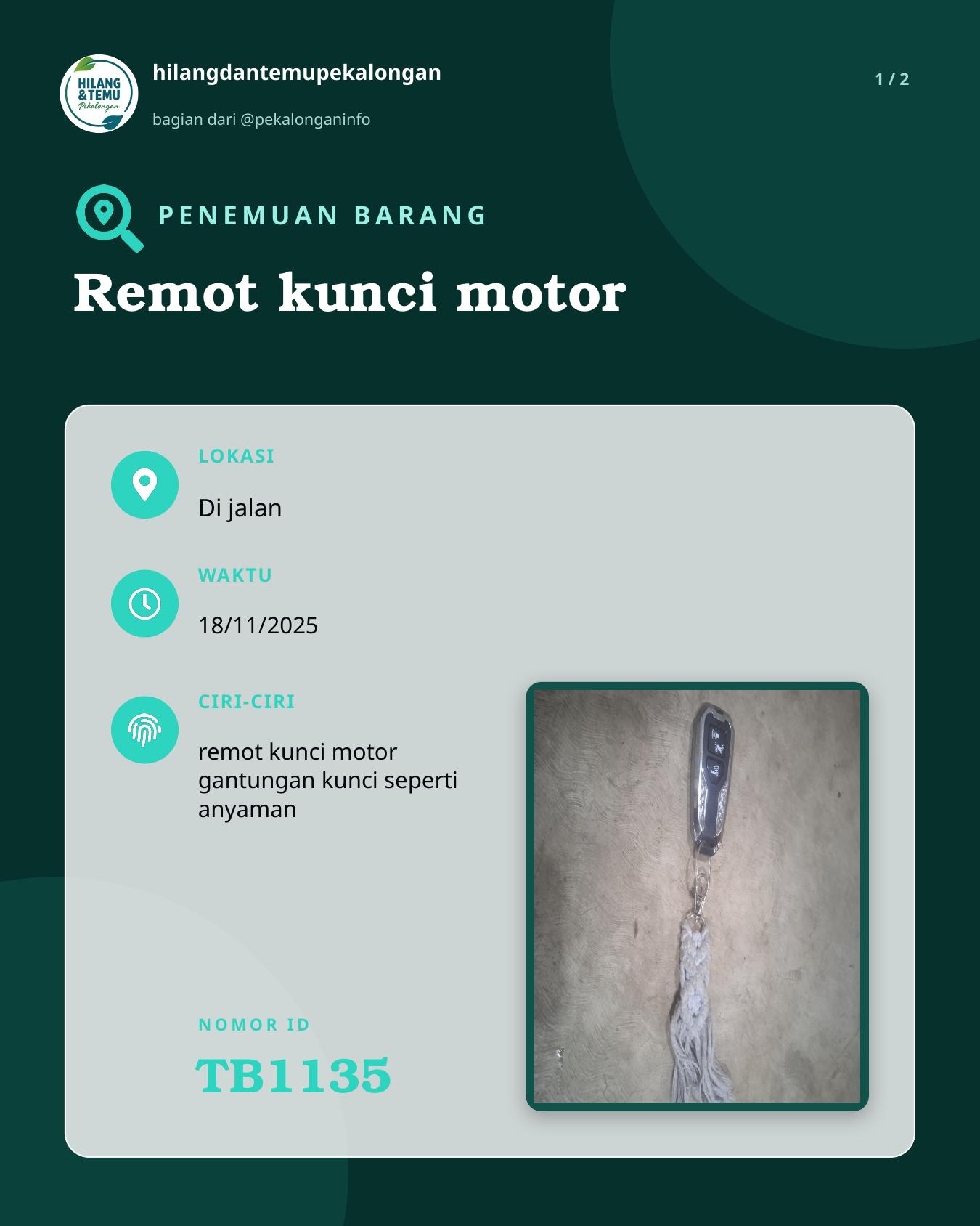 Slide 1 laporan Remot kunci motor