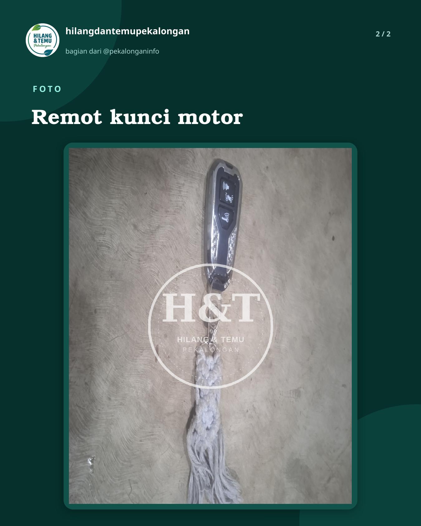 Slide 2 laporan Remot kunci motor