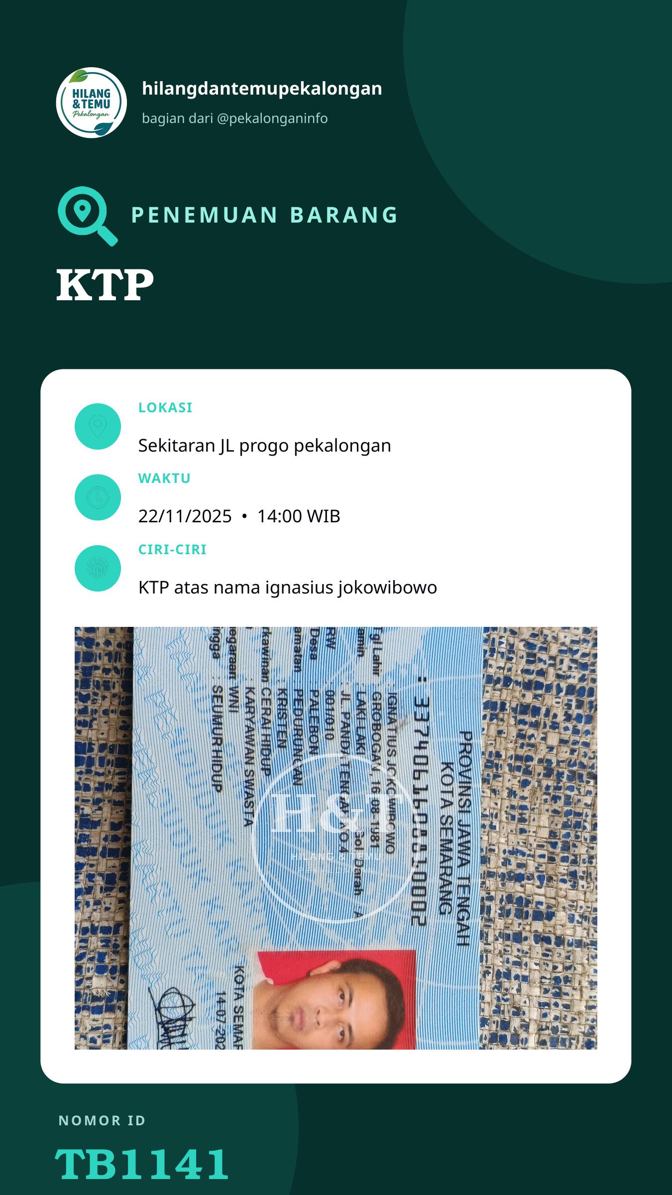 Story 9:16 laporan KTP