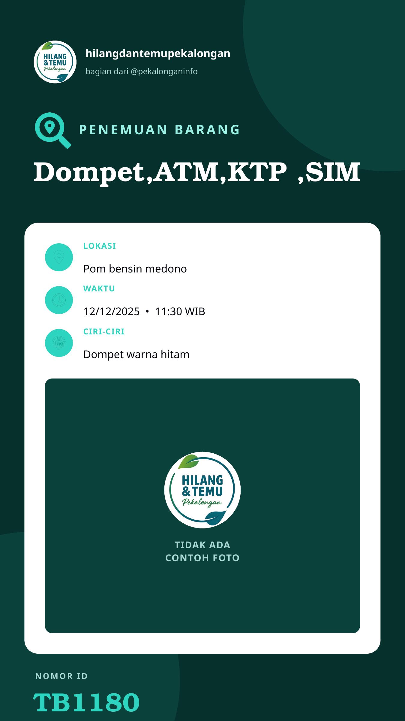 Story 9:16 laporan Dompet,ATM,KTP ,SIM