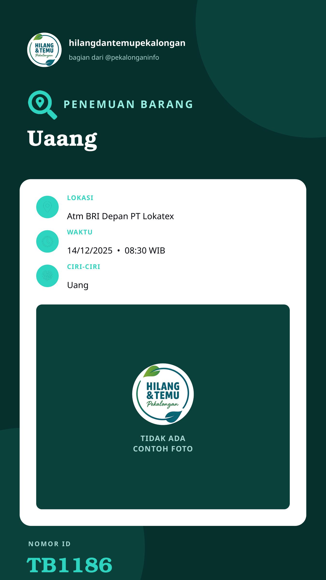 Story 9:16 laporan Uaang