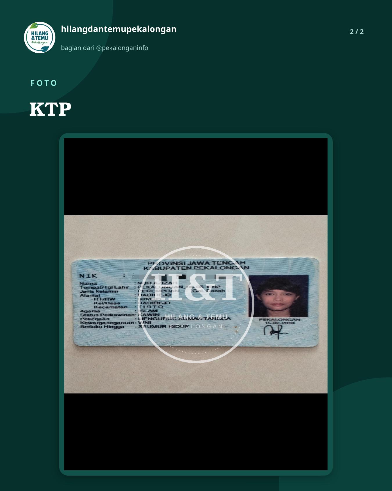 Slide 2 laporan KTP