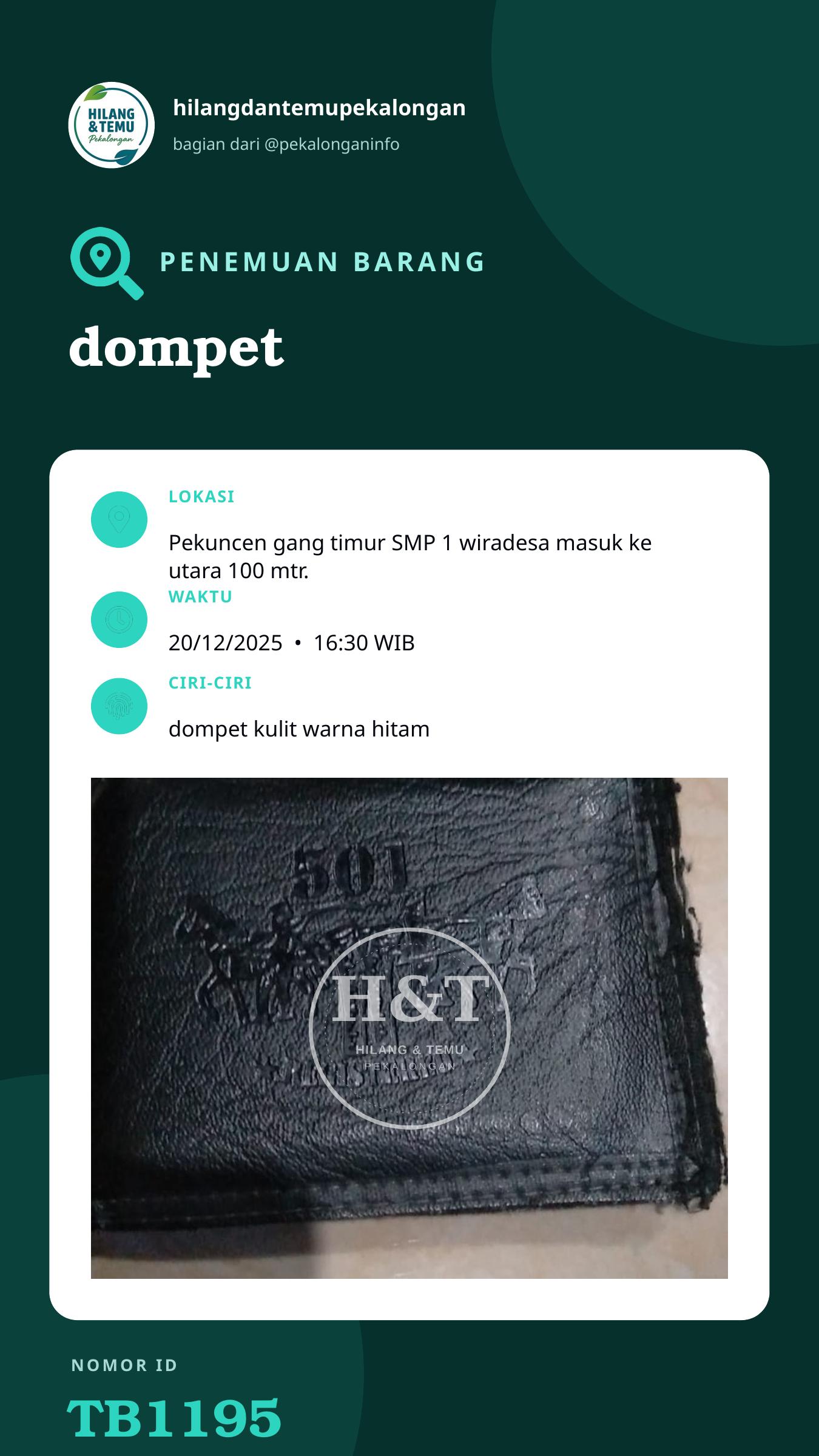 Story 9:16 laporan dompet