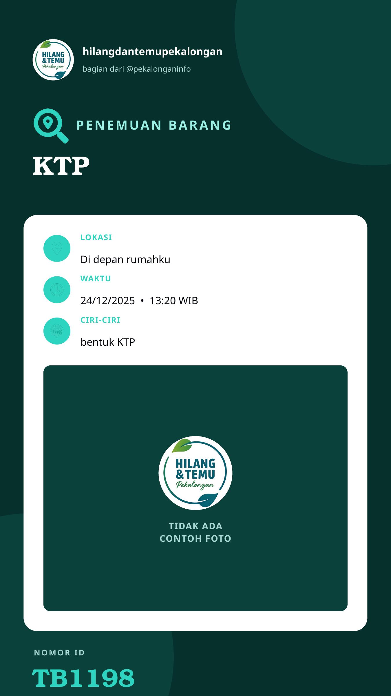 Story 9:16 laporan KTP