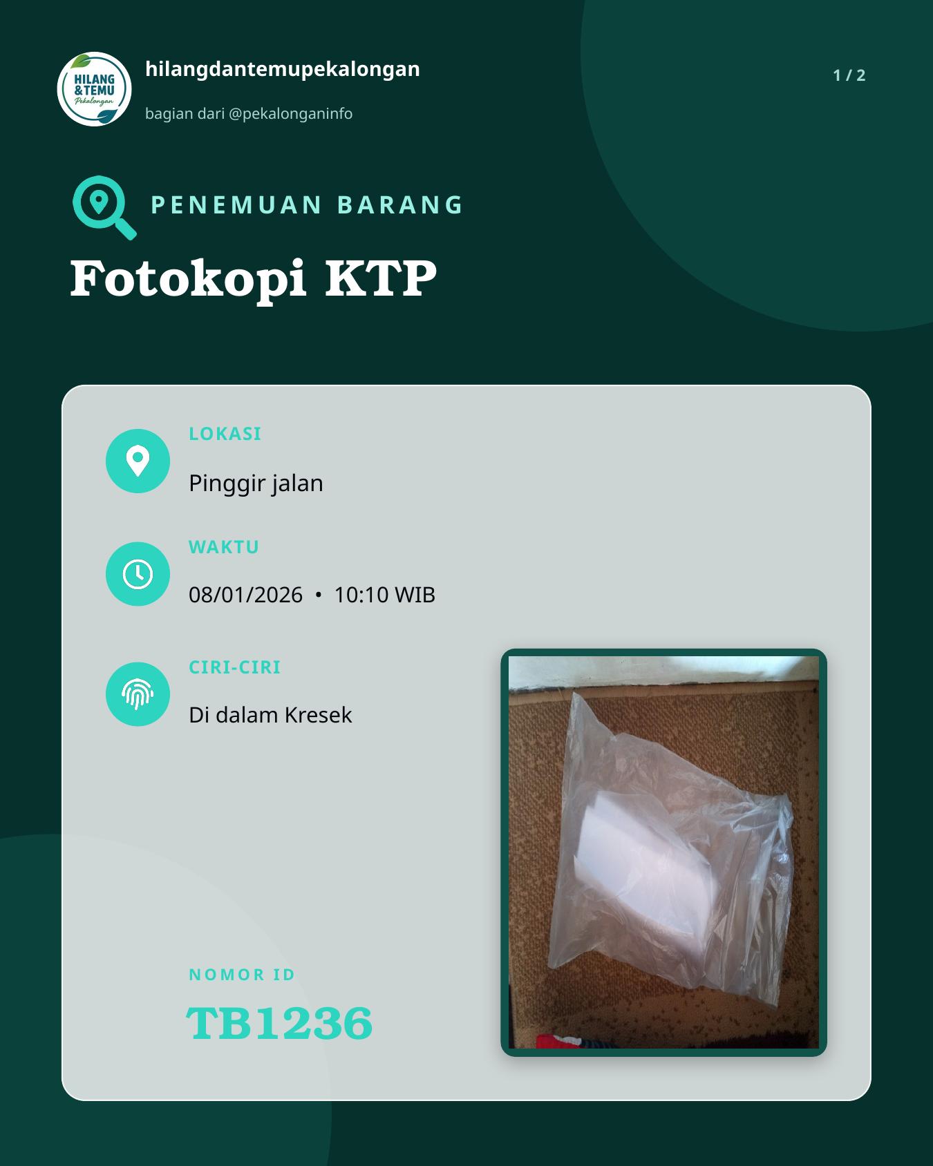 Slide 1 laporan Fotokopi KTP