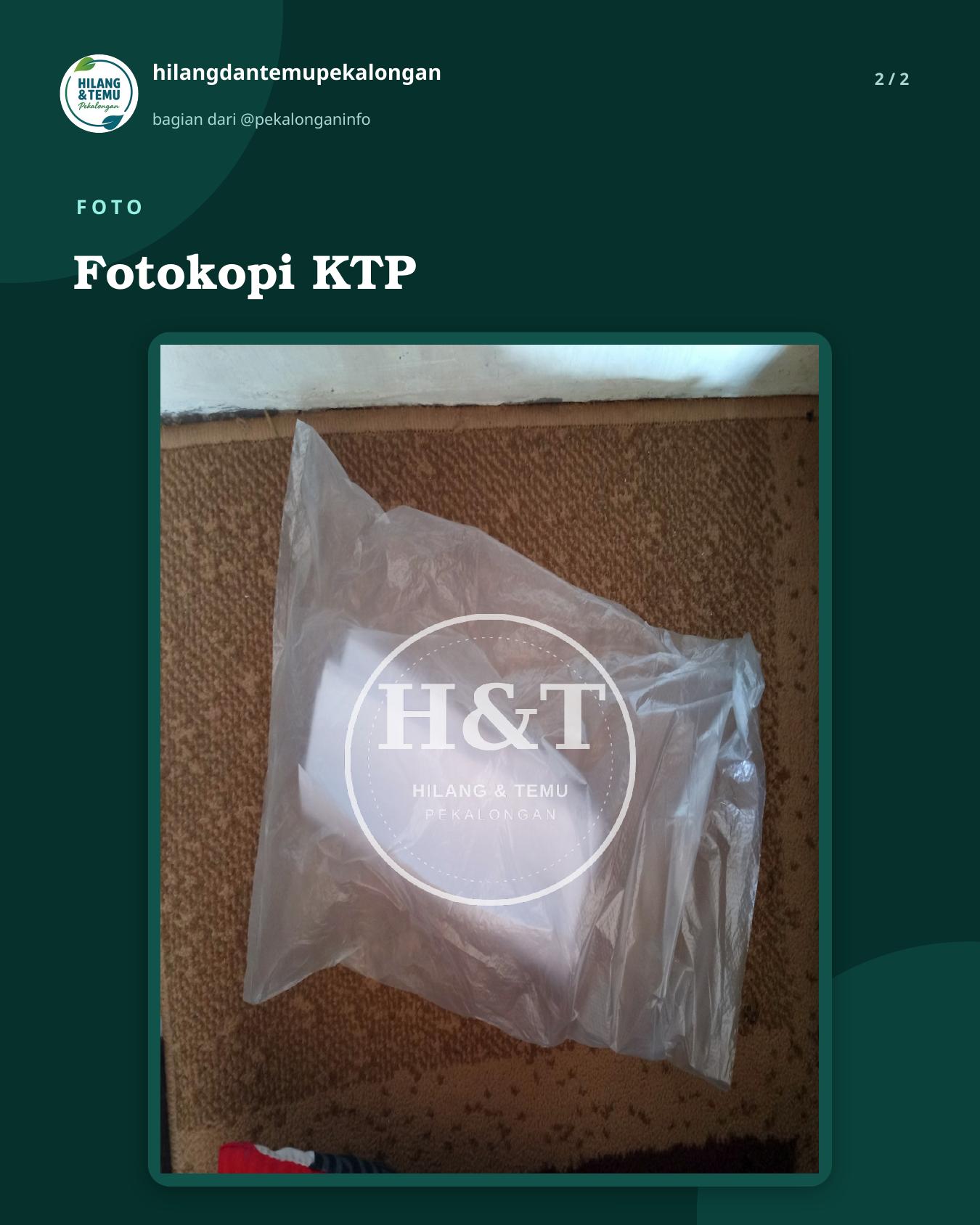 Slide 2 laporan Fotokopi KTP