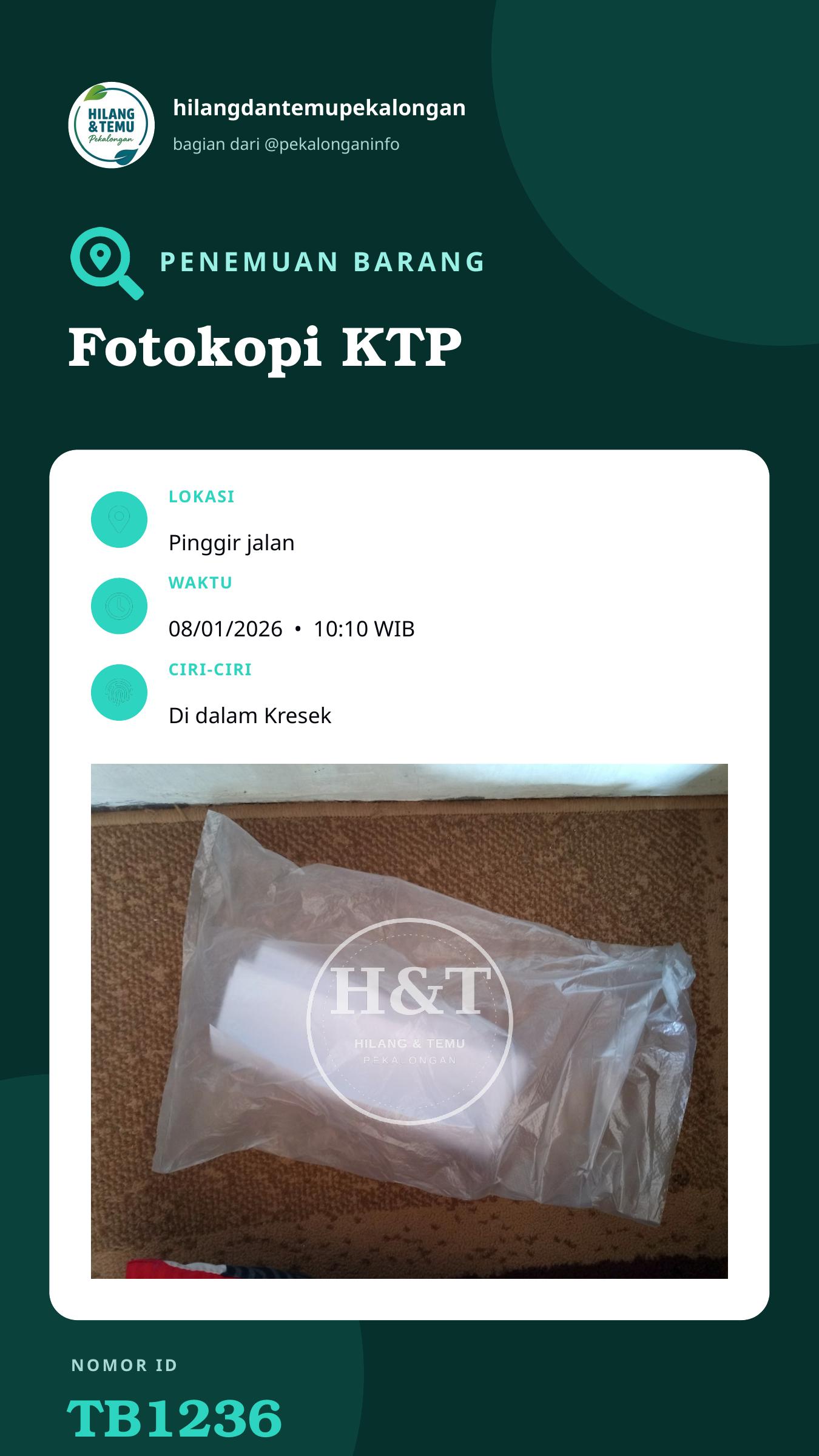 Story 9:16 laporan Fotokopi KTP