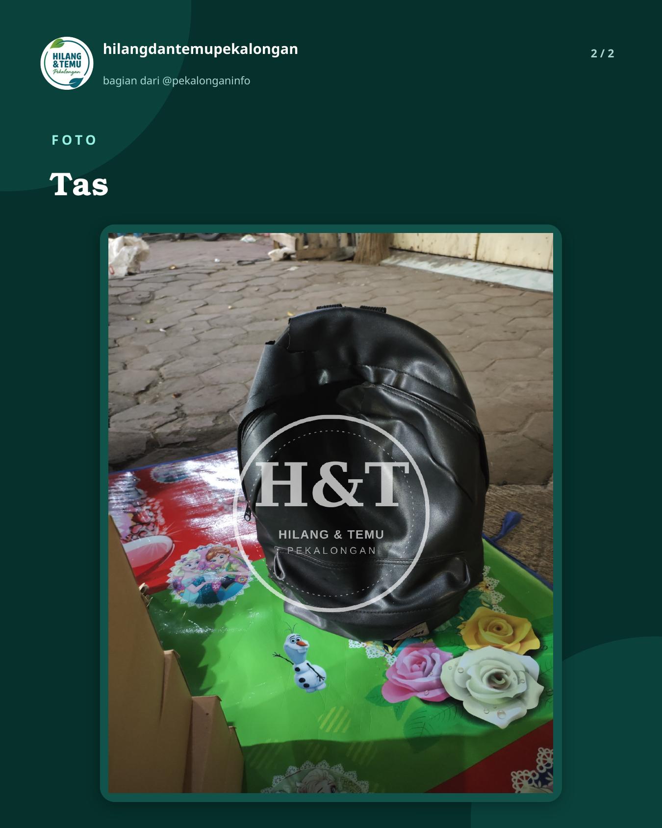 Slide 2 laporan Tas