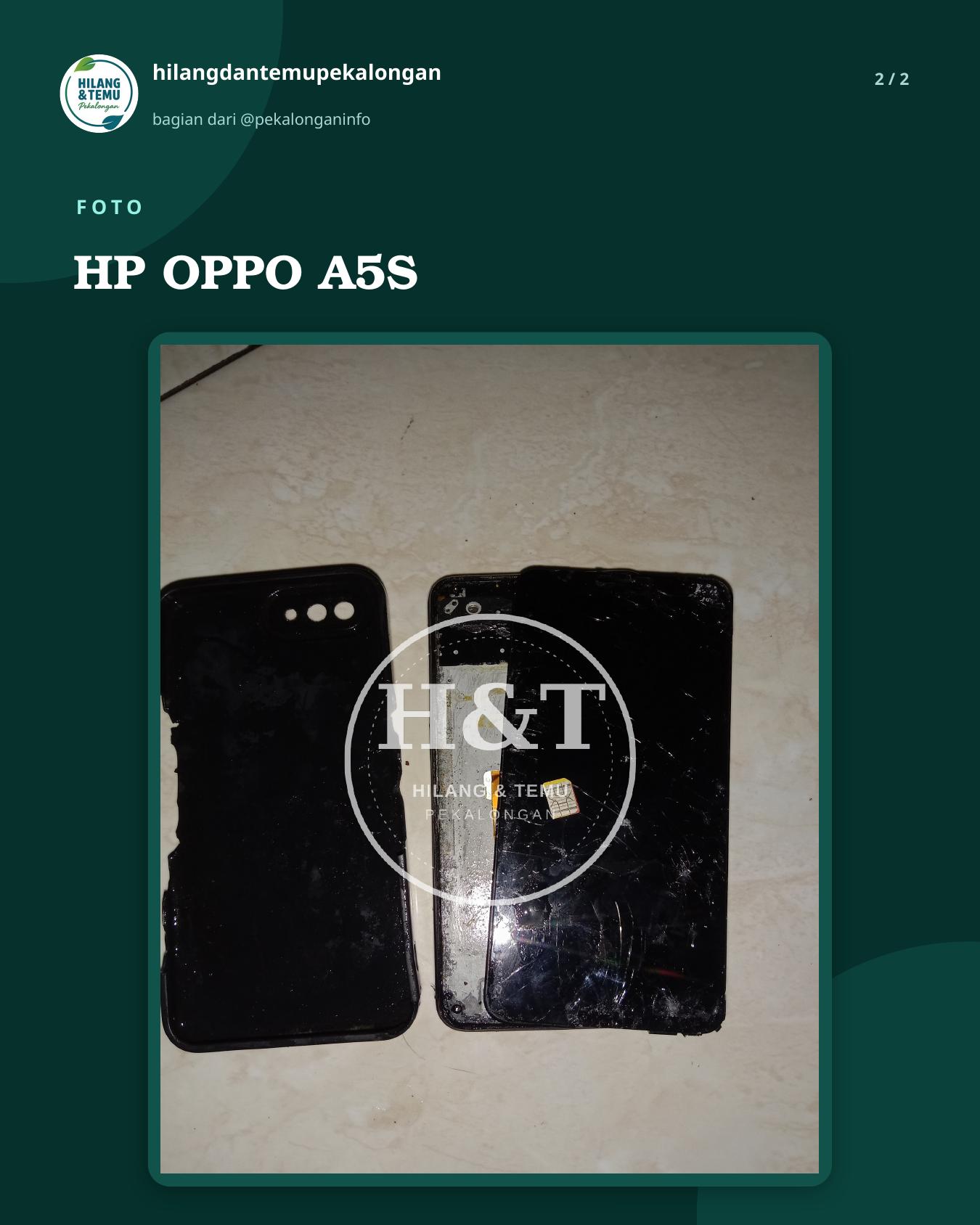 Slide 2 laporan HP OPPO A5S