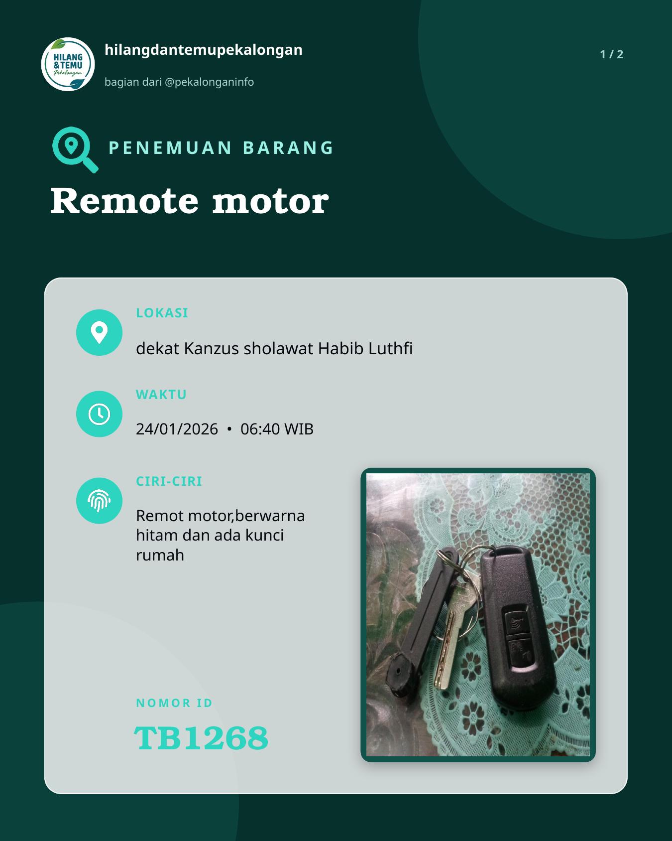 Slide 1 laporan Remote motor