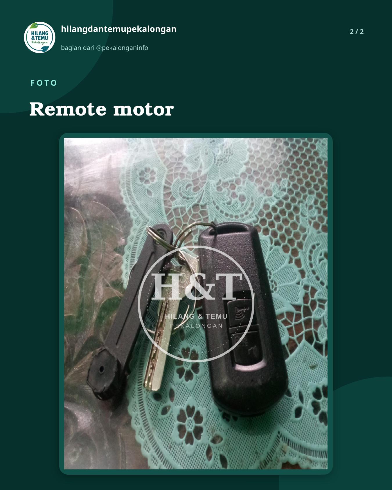 Slide 2 laporan Remote motor