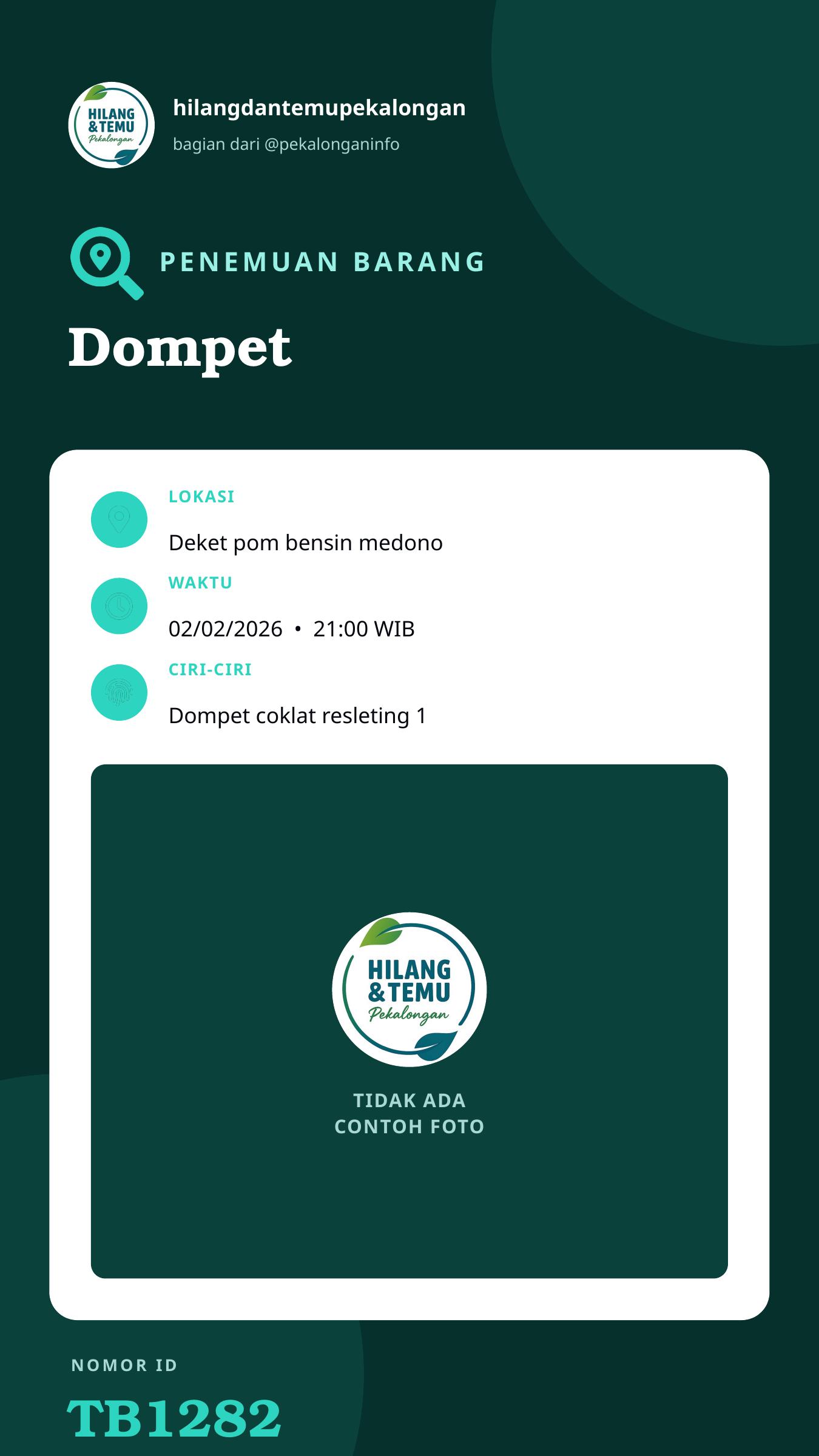 Story 9:16 laporan Dompet