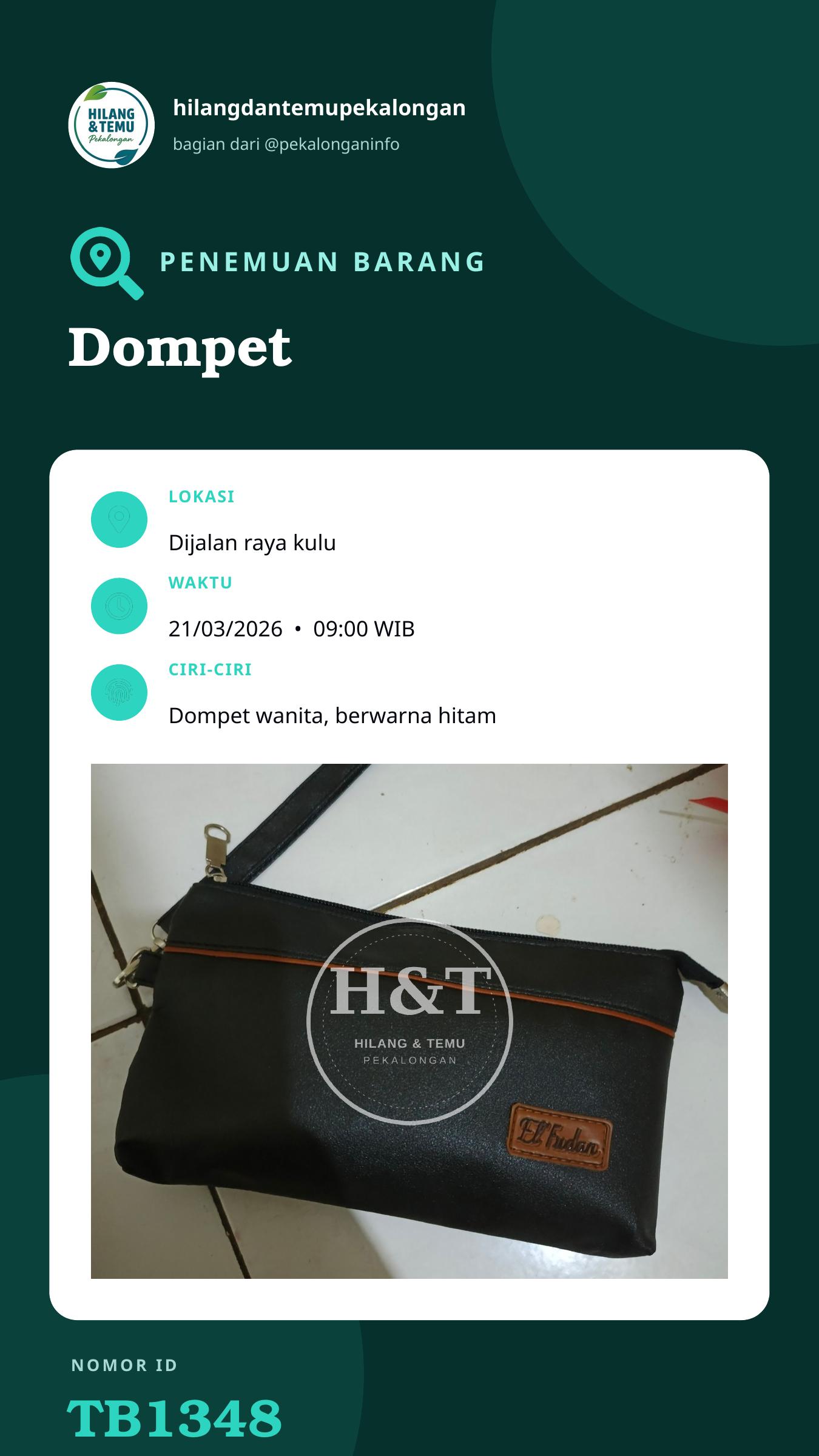 Story 9:16 laporan Dompet