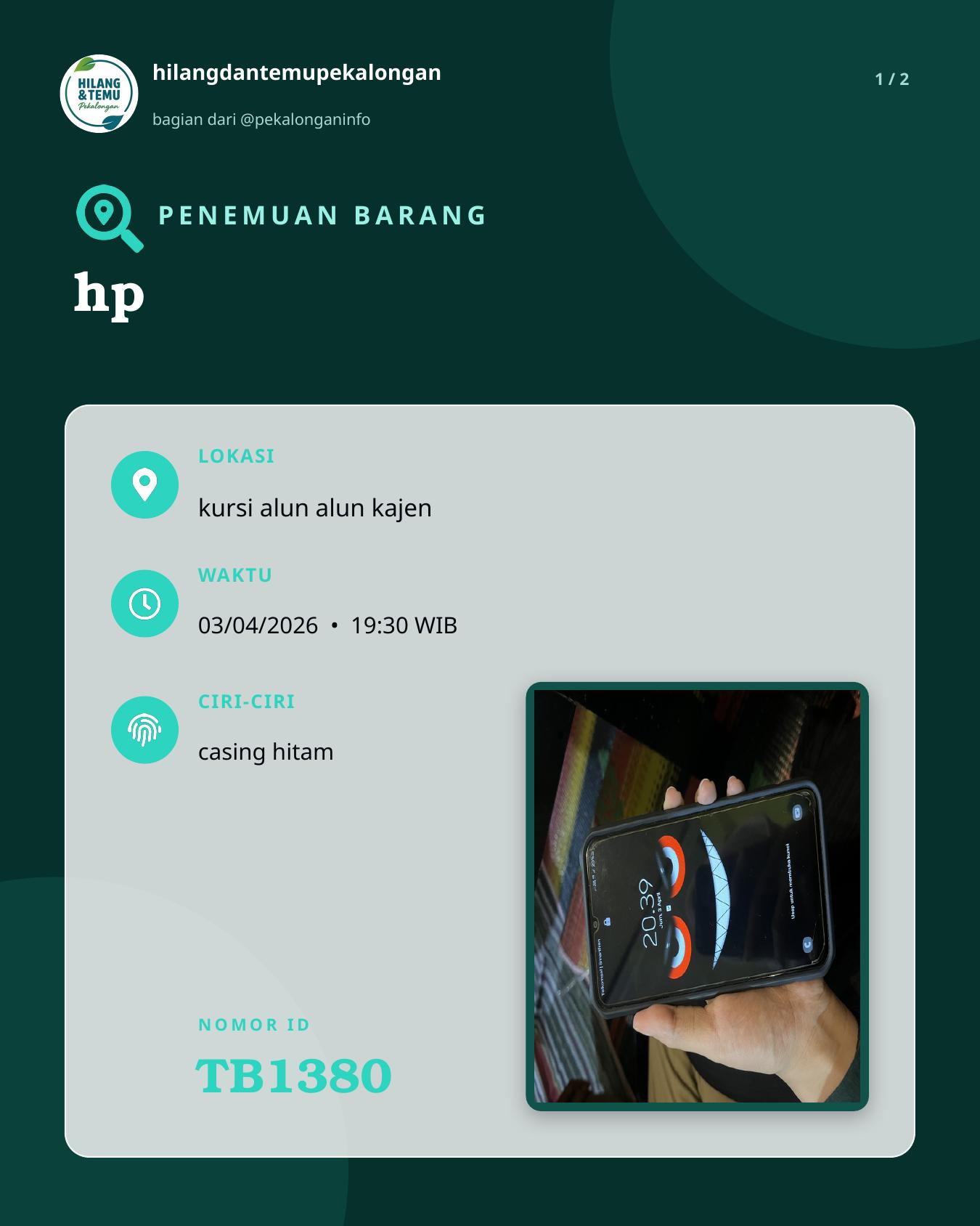 Slide 1 laporan hp