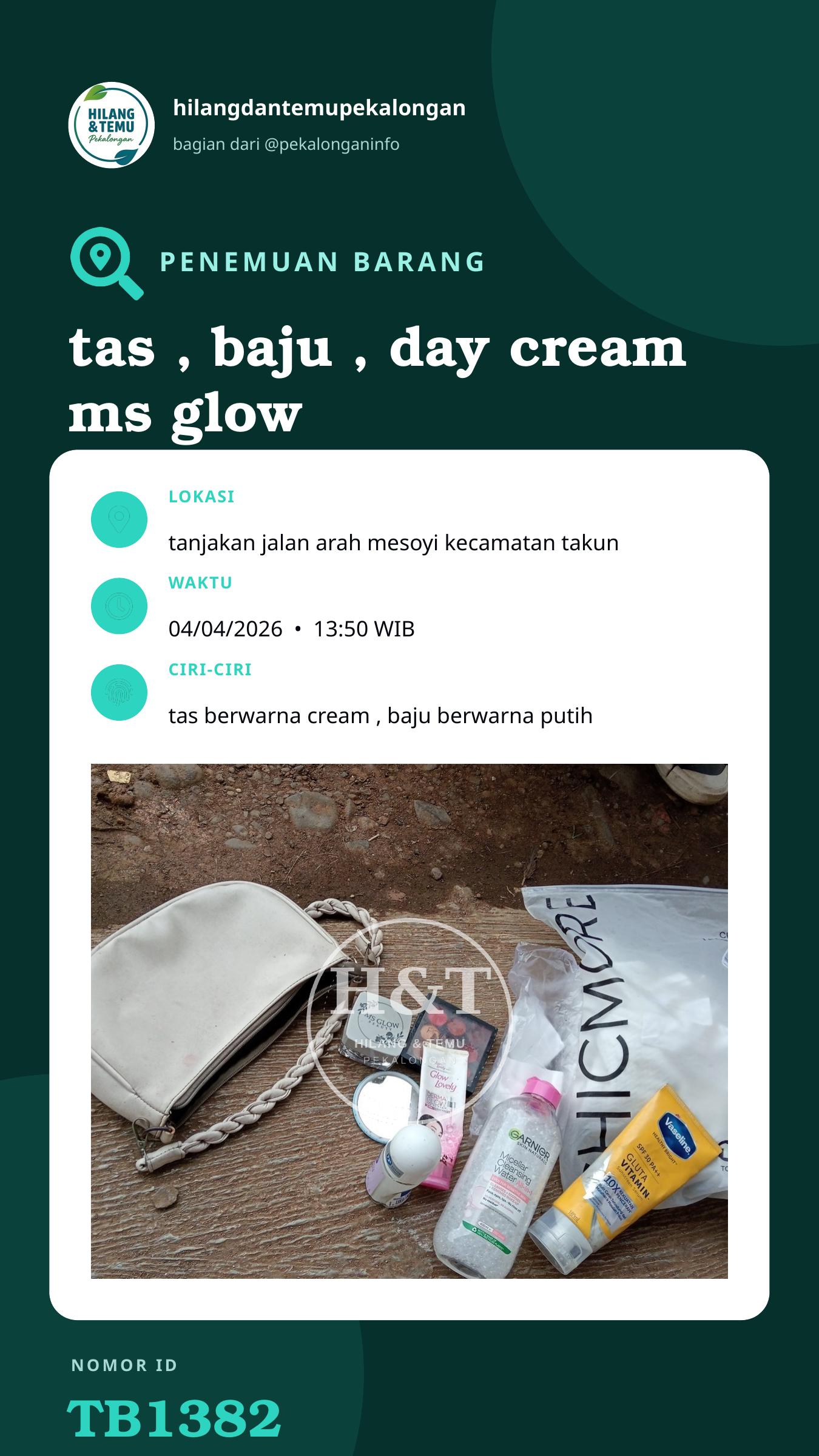 Story 9:16 laporan tas , baju , day cream ms glow , focalur , micellar water garnier , glow&lovly , deodorant, kapas , kaca, Vaseline