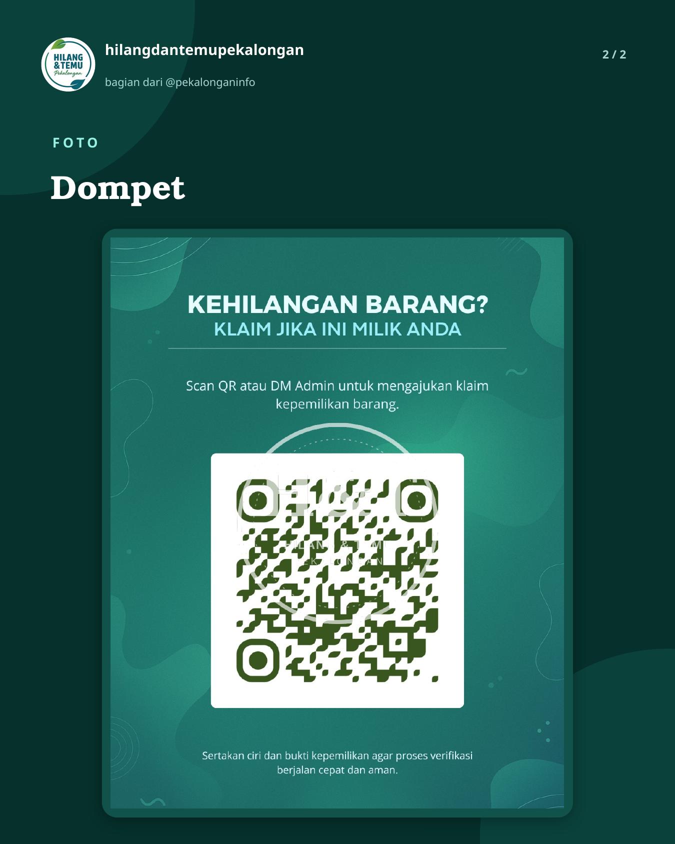 Slide 2 laporan Dompet