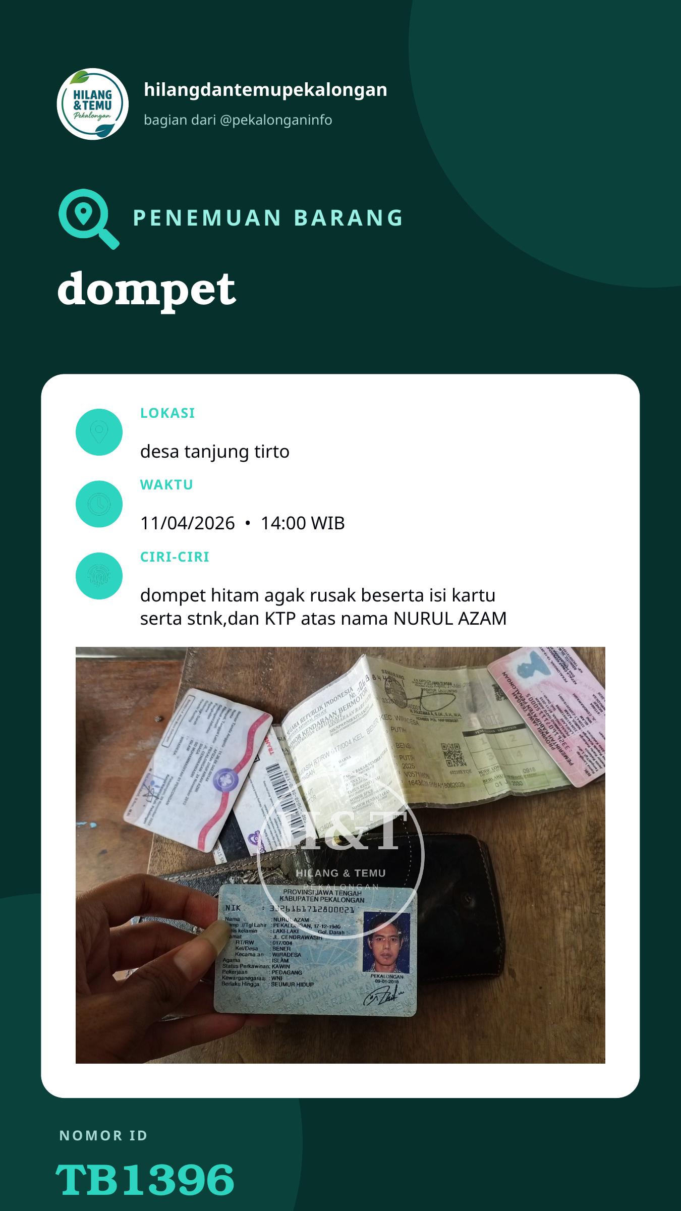 Story 9:16 laporan dompet