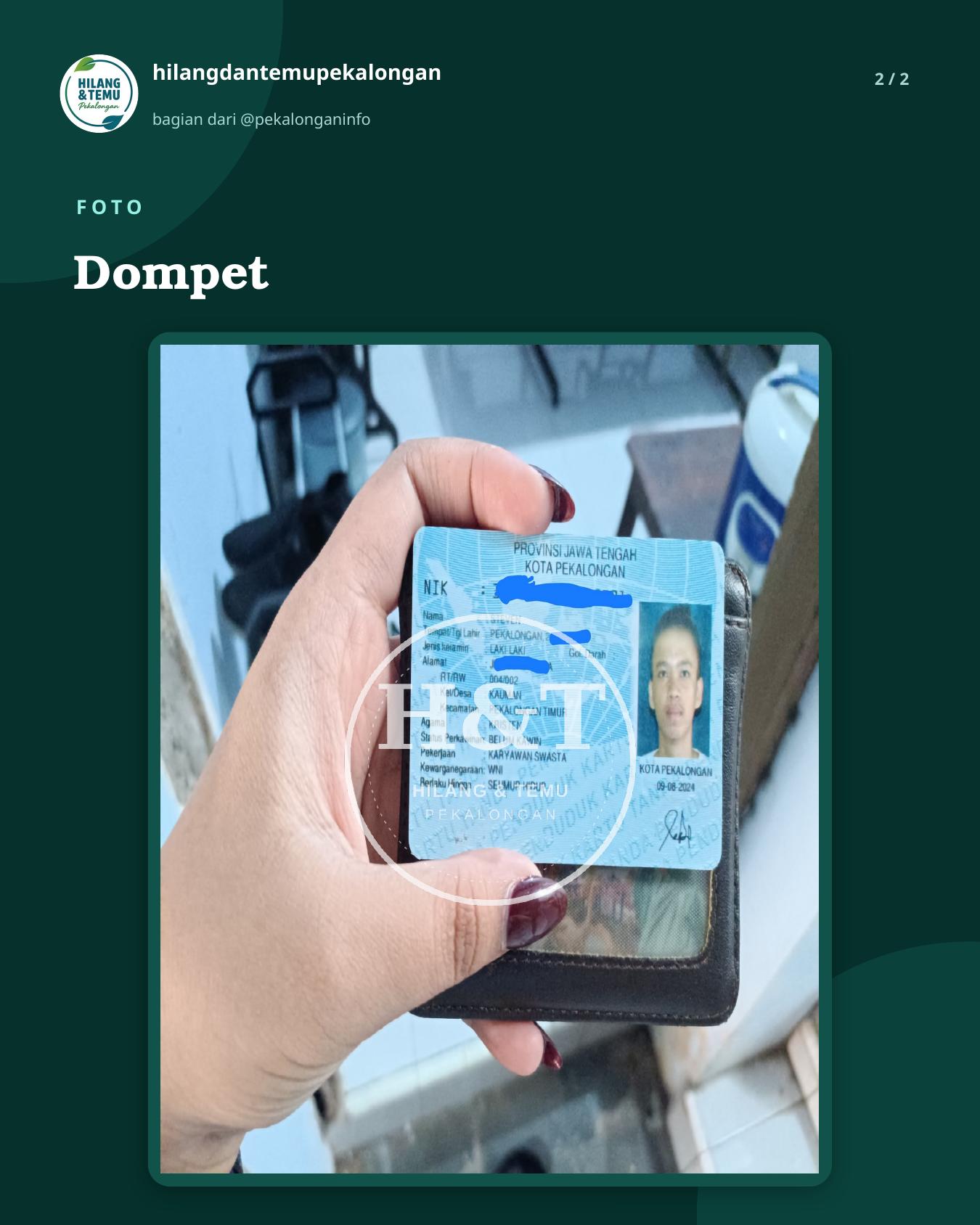 Slide 2 laporan Dompet