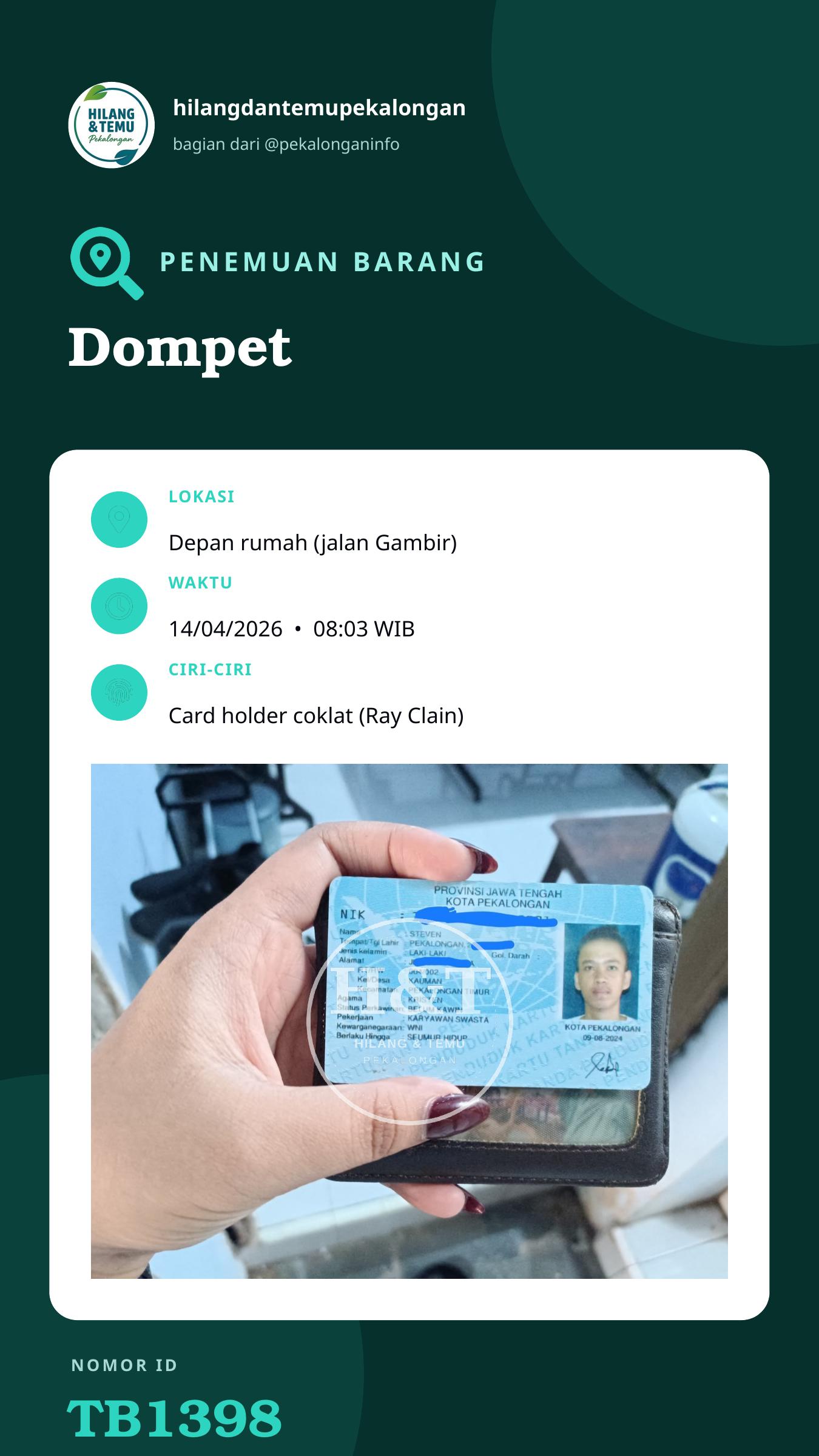 Story 9:16 laporan Dompet