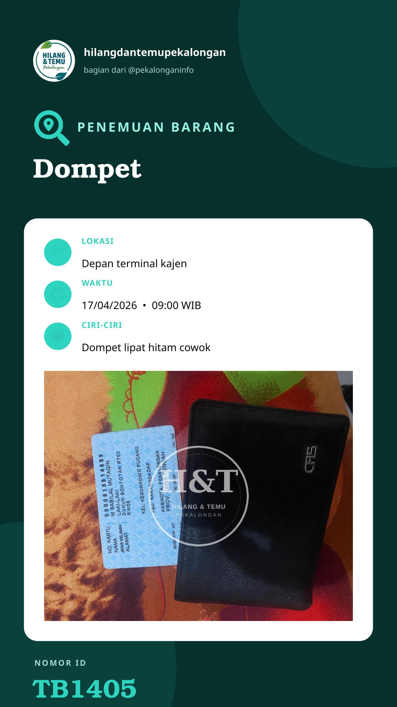Story 9:16 laporan Dompet