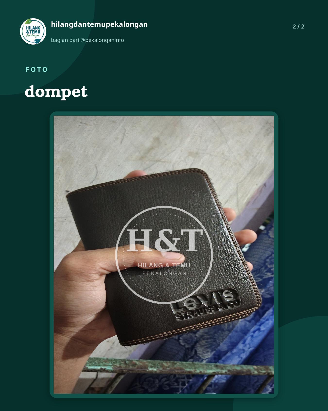 Slide 2 laporan dompet