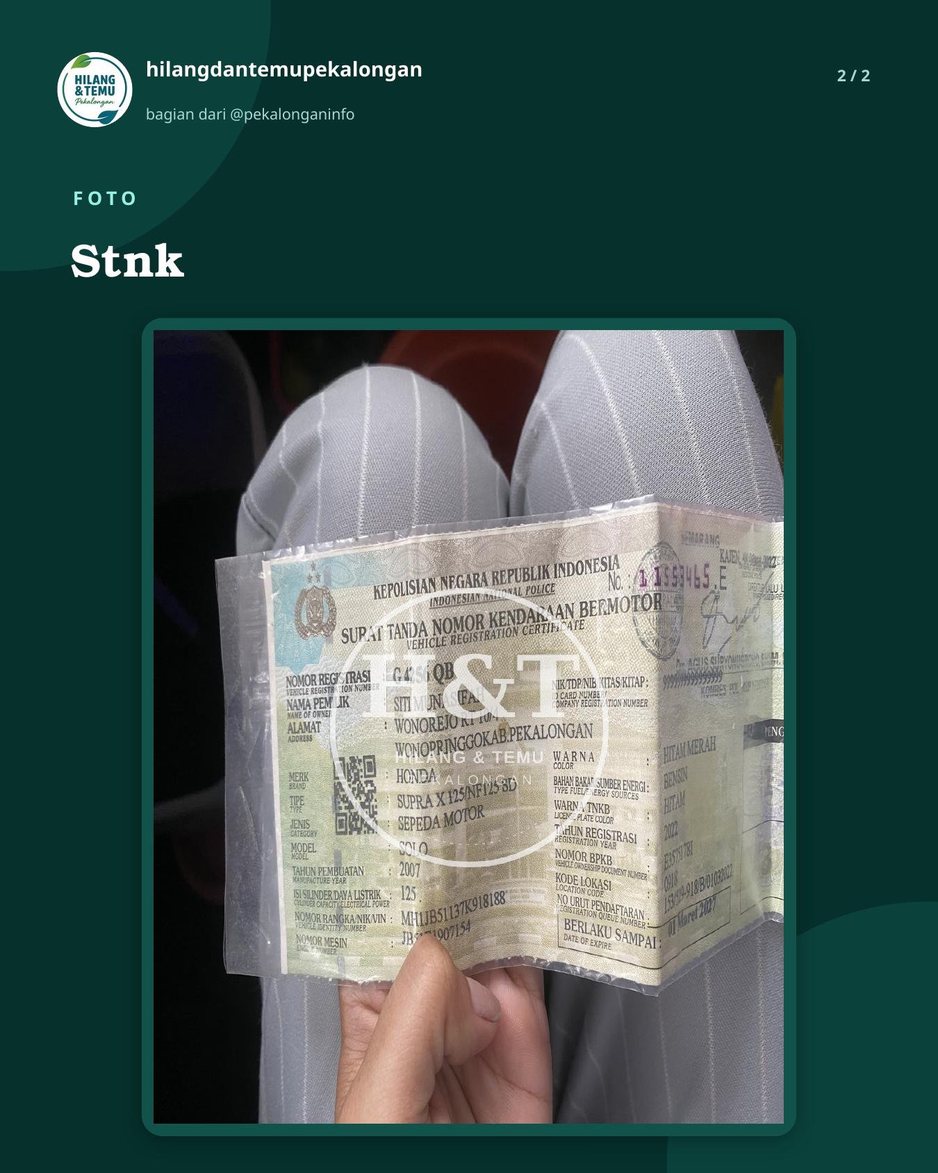 Slide 2 laporan Stnk