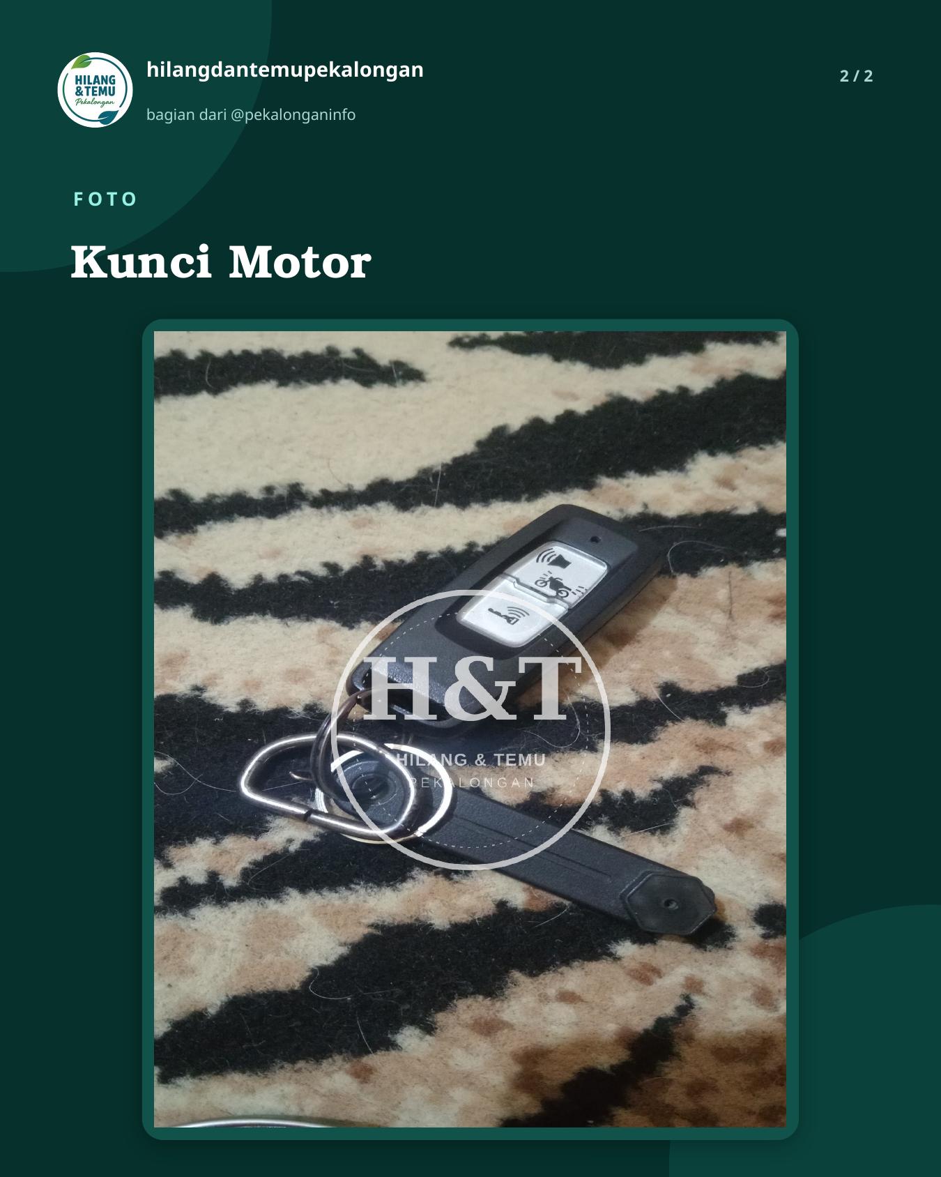 Slide 2 laporan Kunci Motor