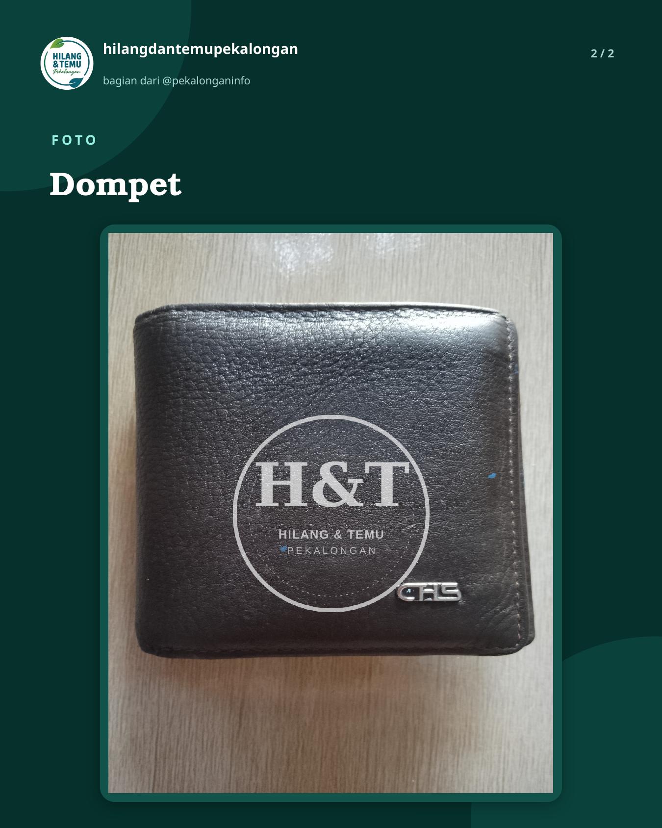 Slide 2 laporan Dompet