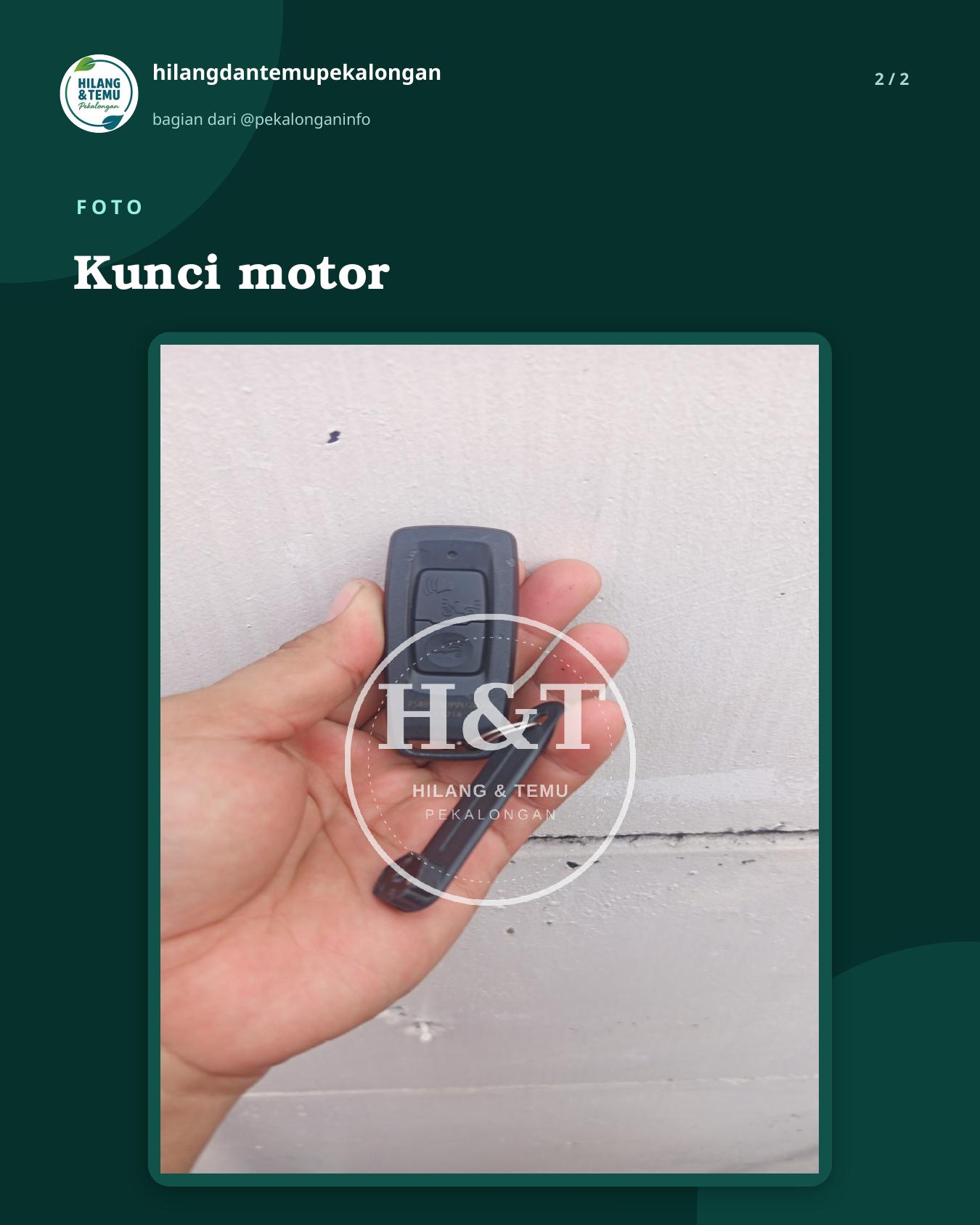 Slide 2 laporan Kunci motor