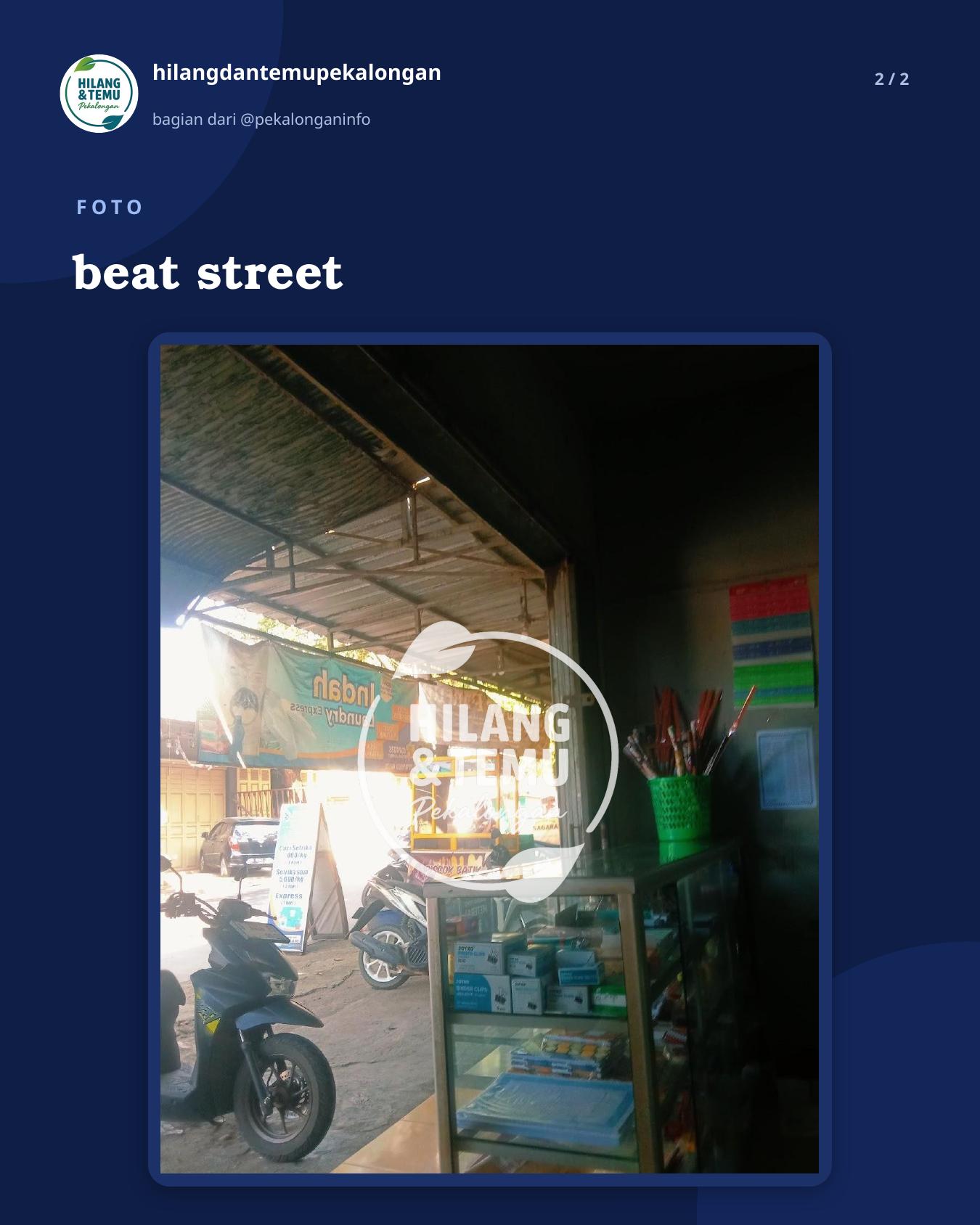 Slide 2 laporan beat street