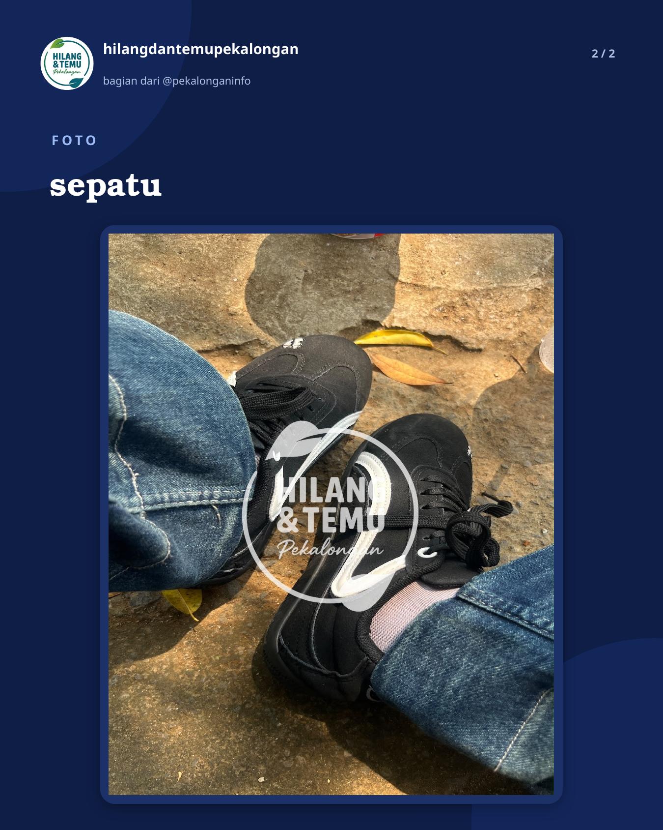 Slide 2 laporan sepatu
