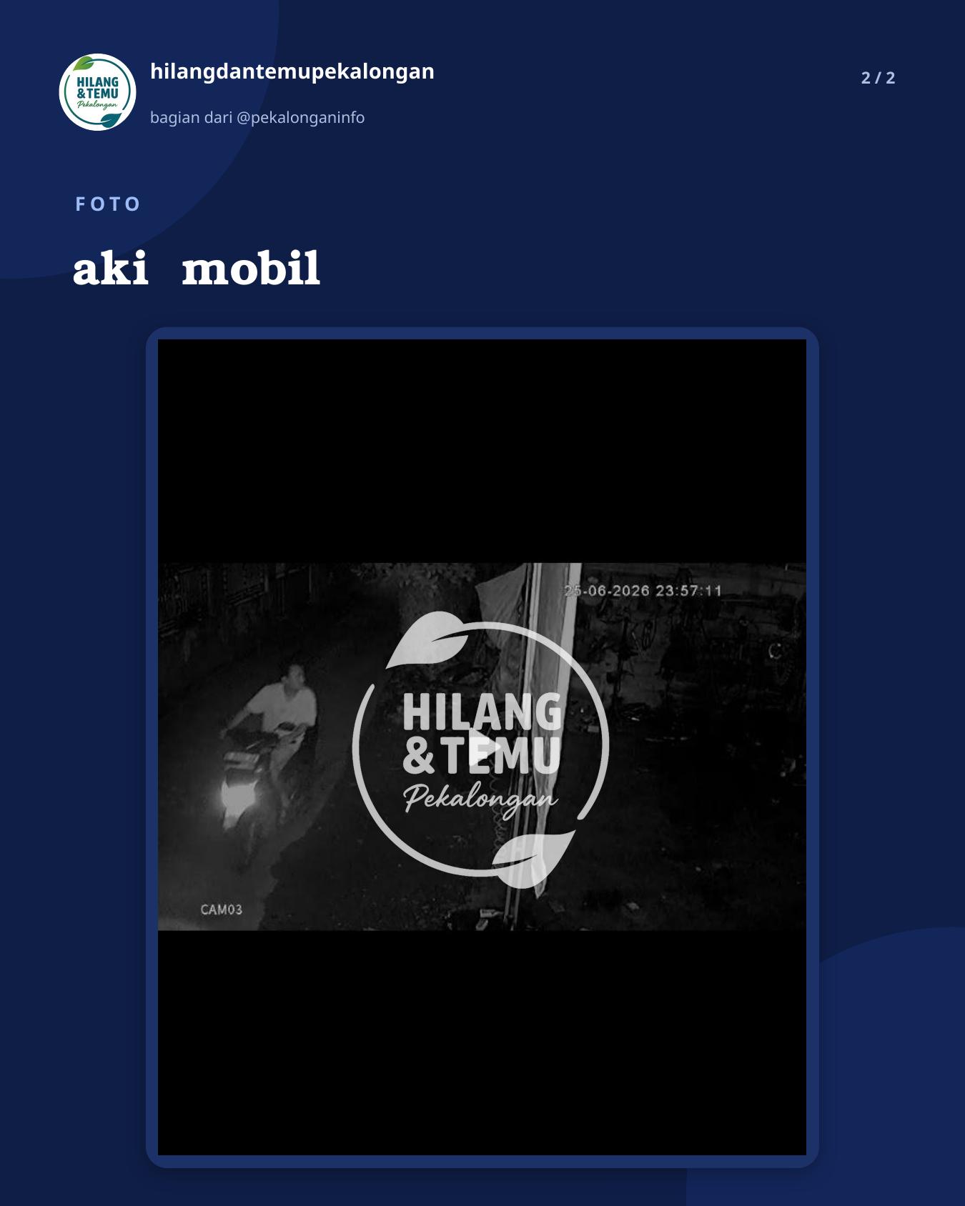 Slide 2 laporan aki mobil