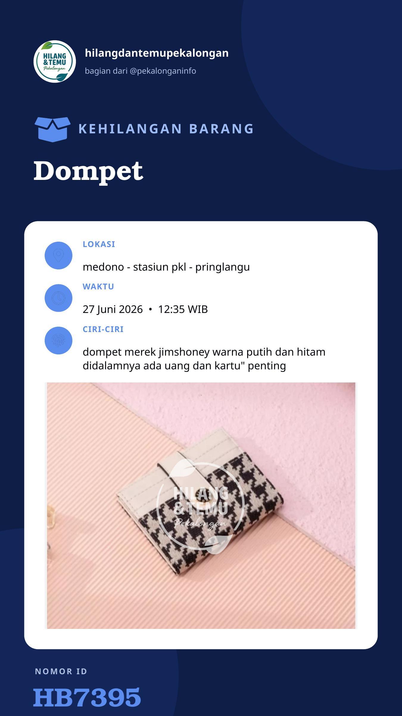 Story 9:16 laporan Dompet