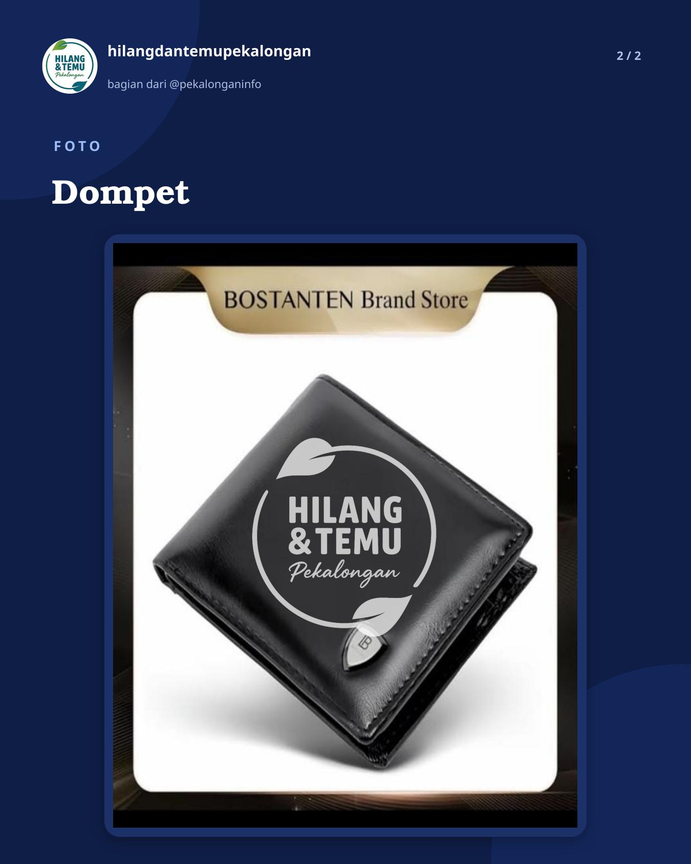 Slide 2 laporan Dompet