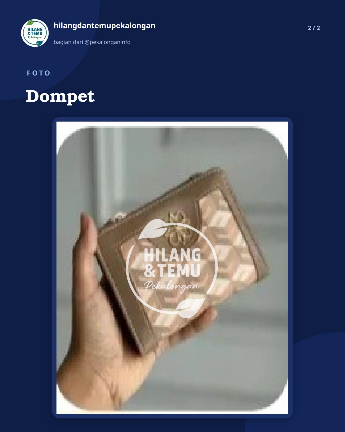Slide 2 laporan Dompet
