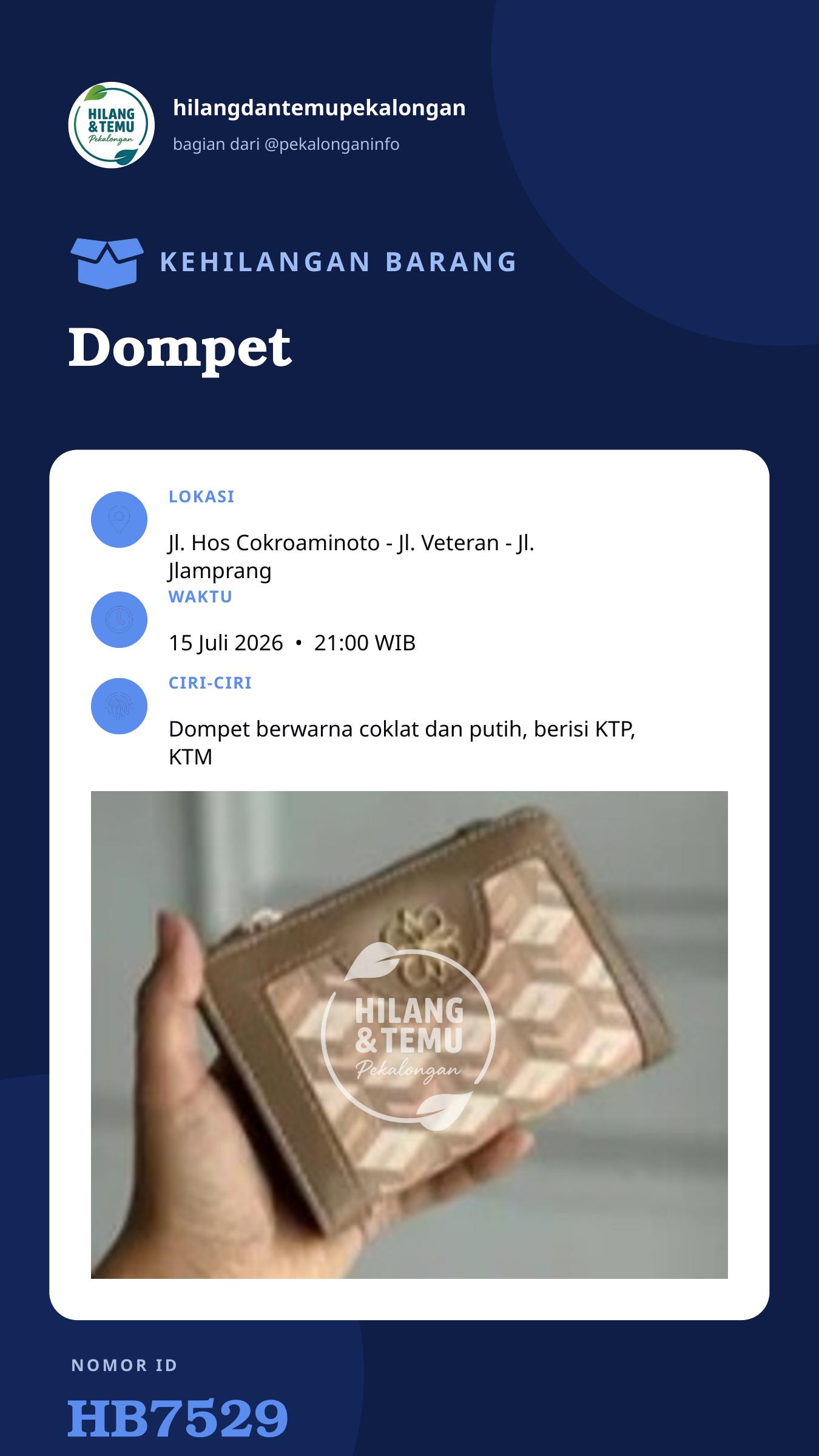 Story 9:16 laporan Dompet
