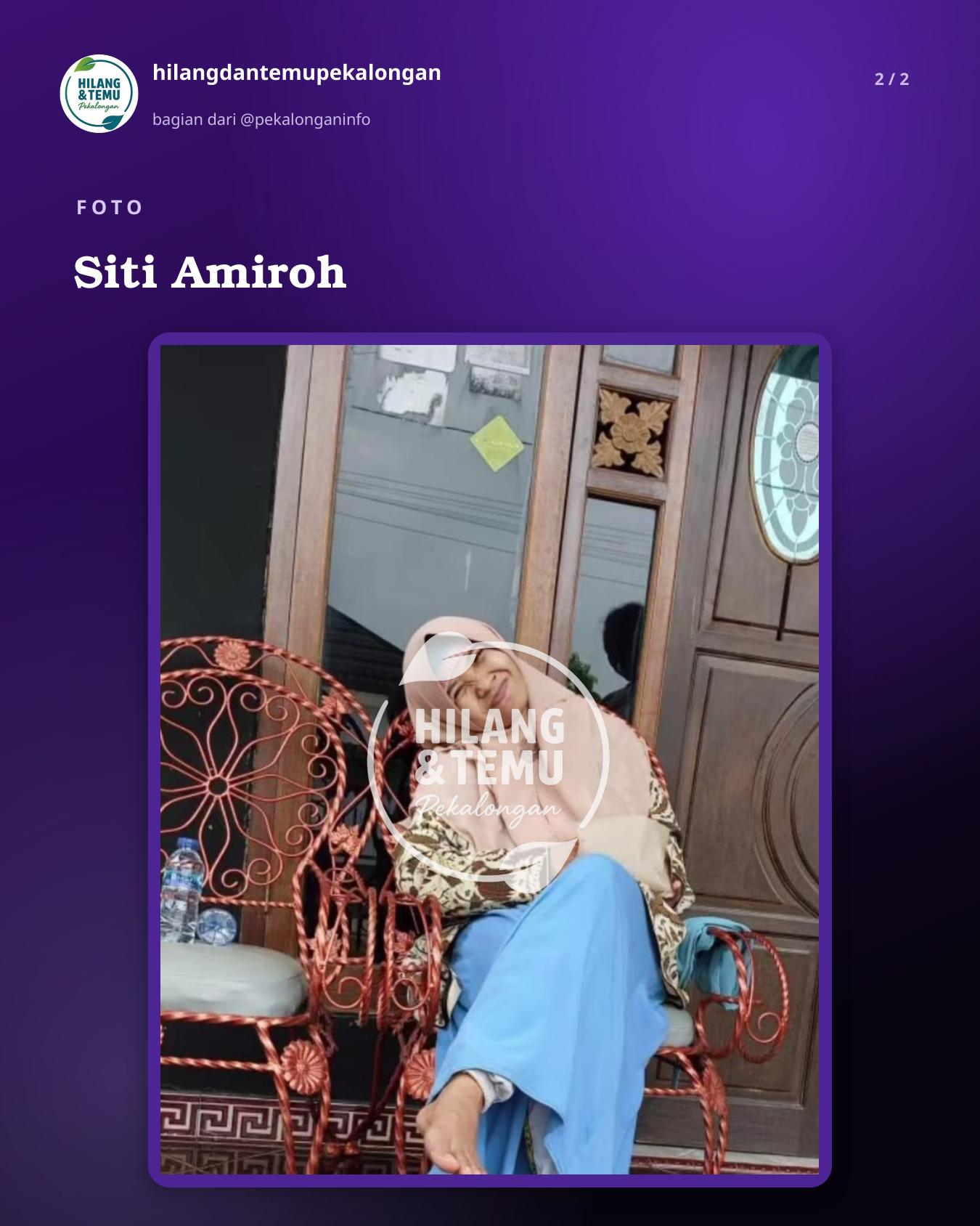 Slide 2 laporan Siti Amiroh