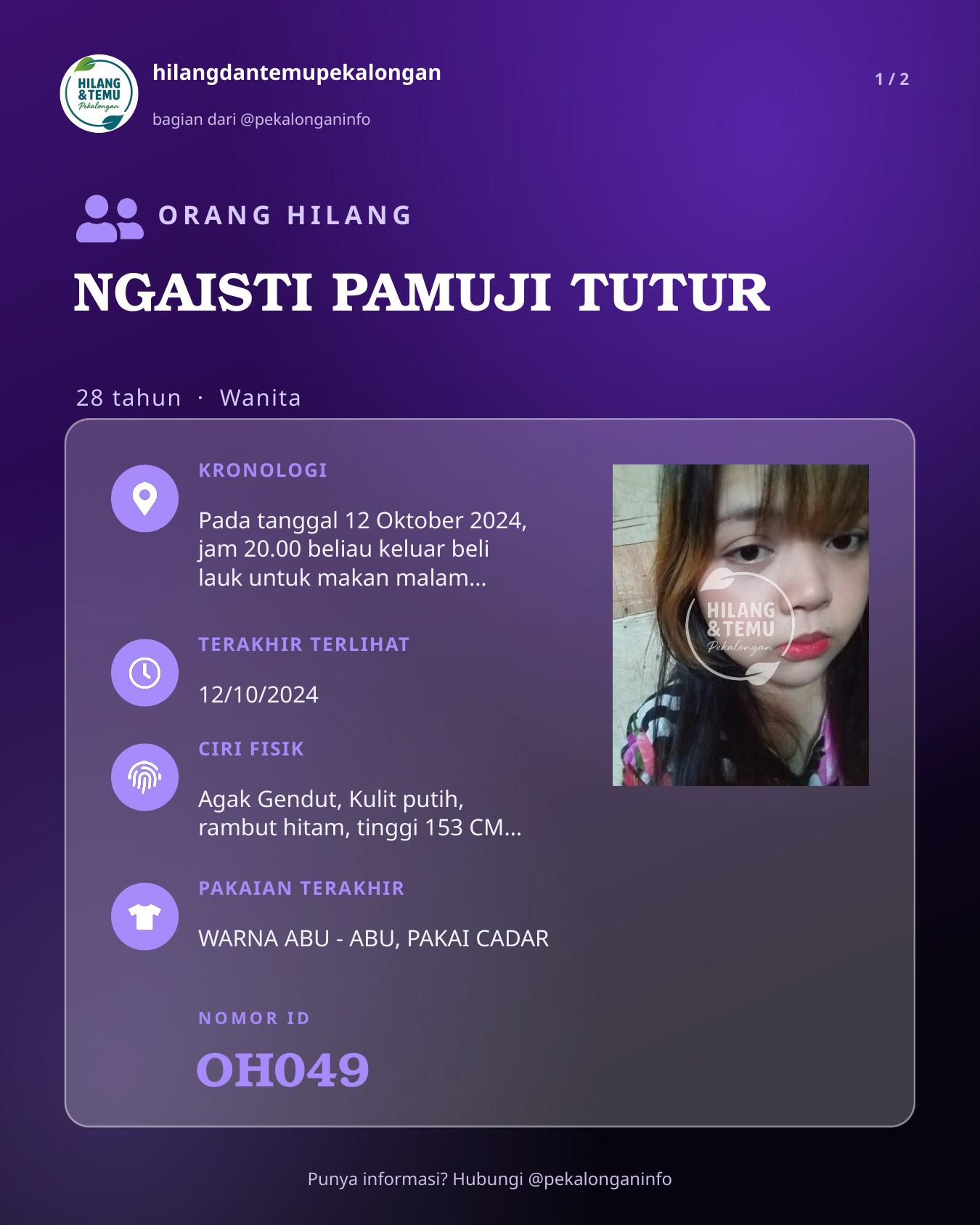 Slide 1 laporan NGAISTI PAMUJI TUTUR
