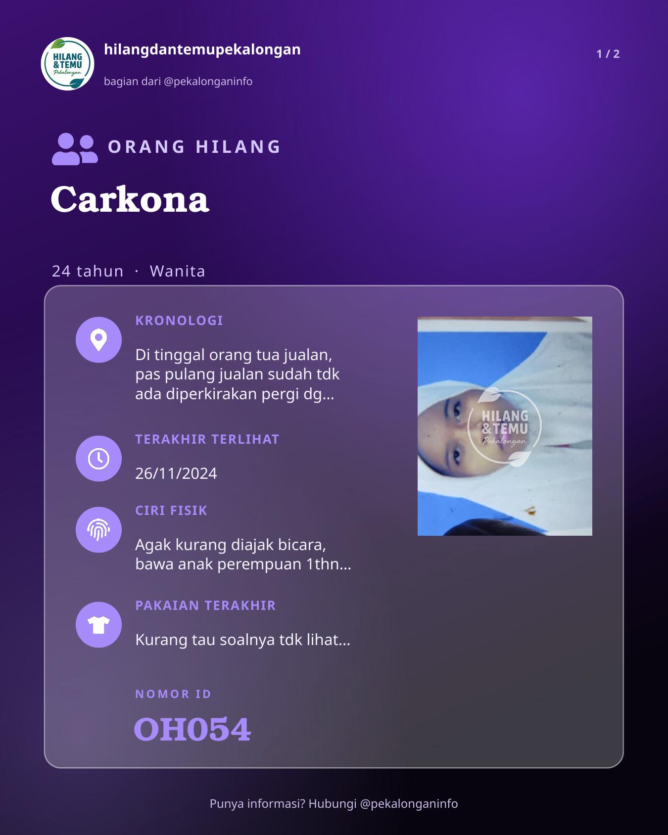 Slide 1 laporan Carkona