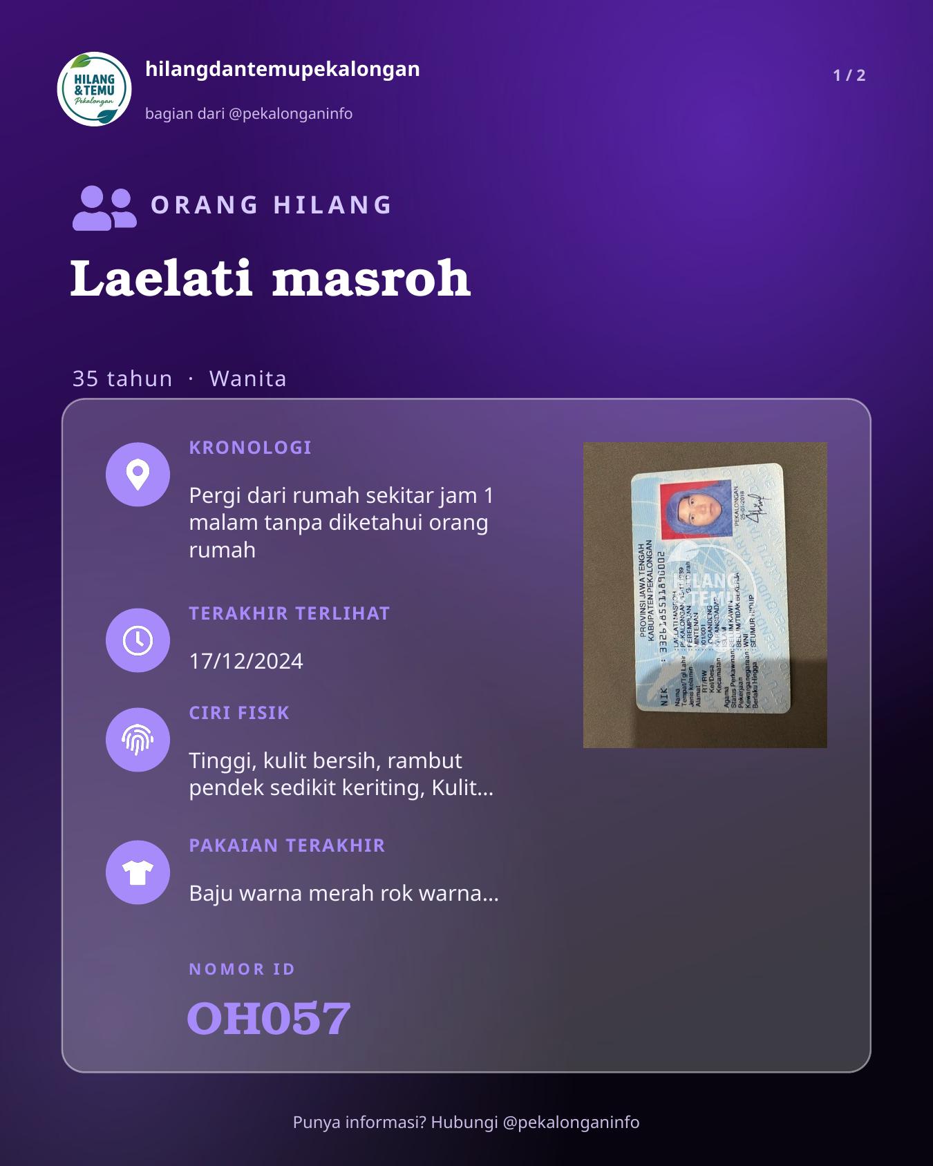 Slide 1 laporan Laelati masroh
