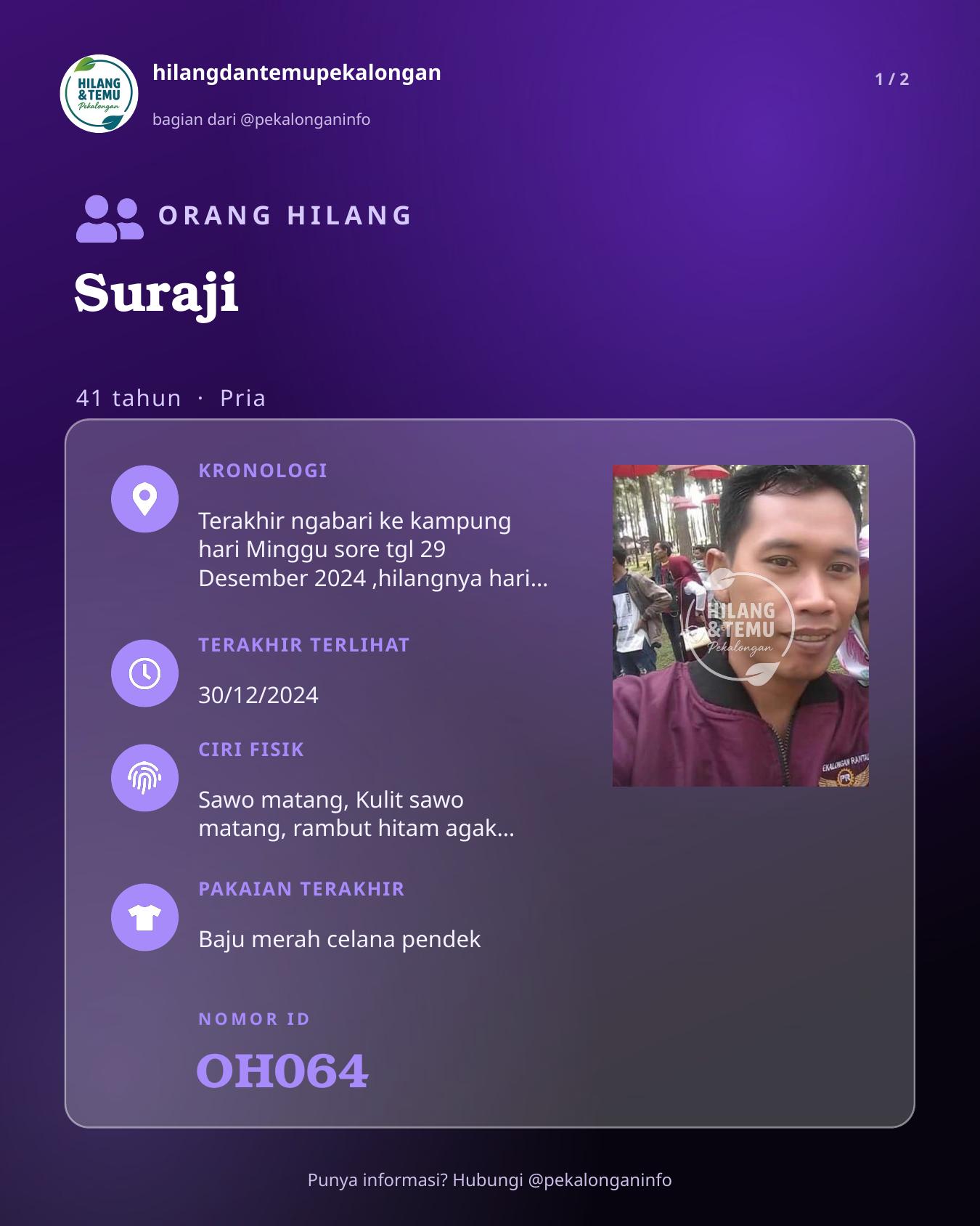 Slide 1 laporan Suraji