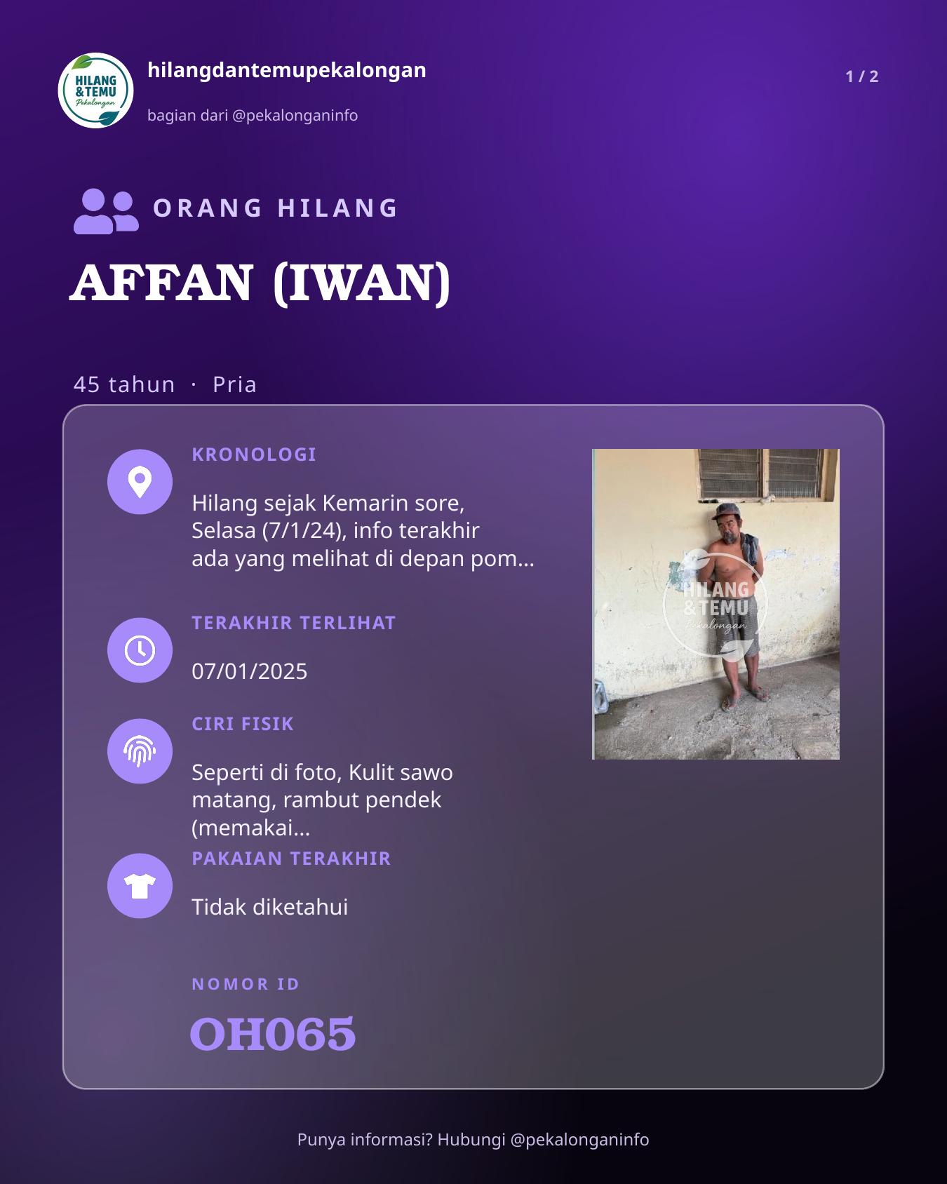 Slide 1 laporan AFFAN (IWAN)