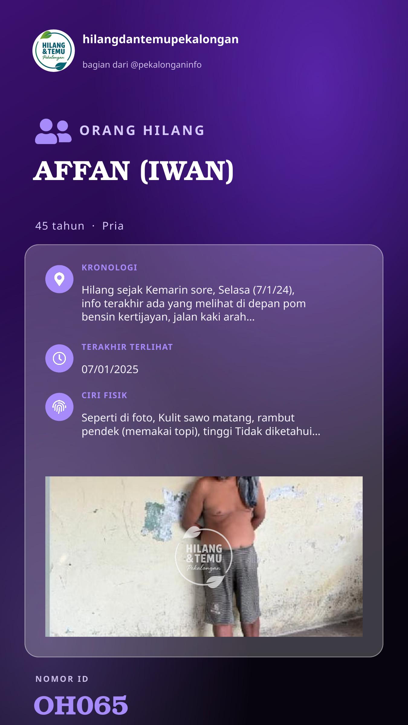 Story 9:16 laporan AFFAN (IWAN)