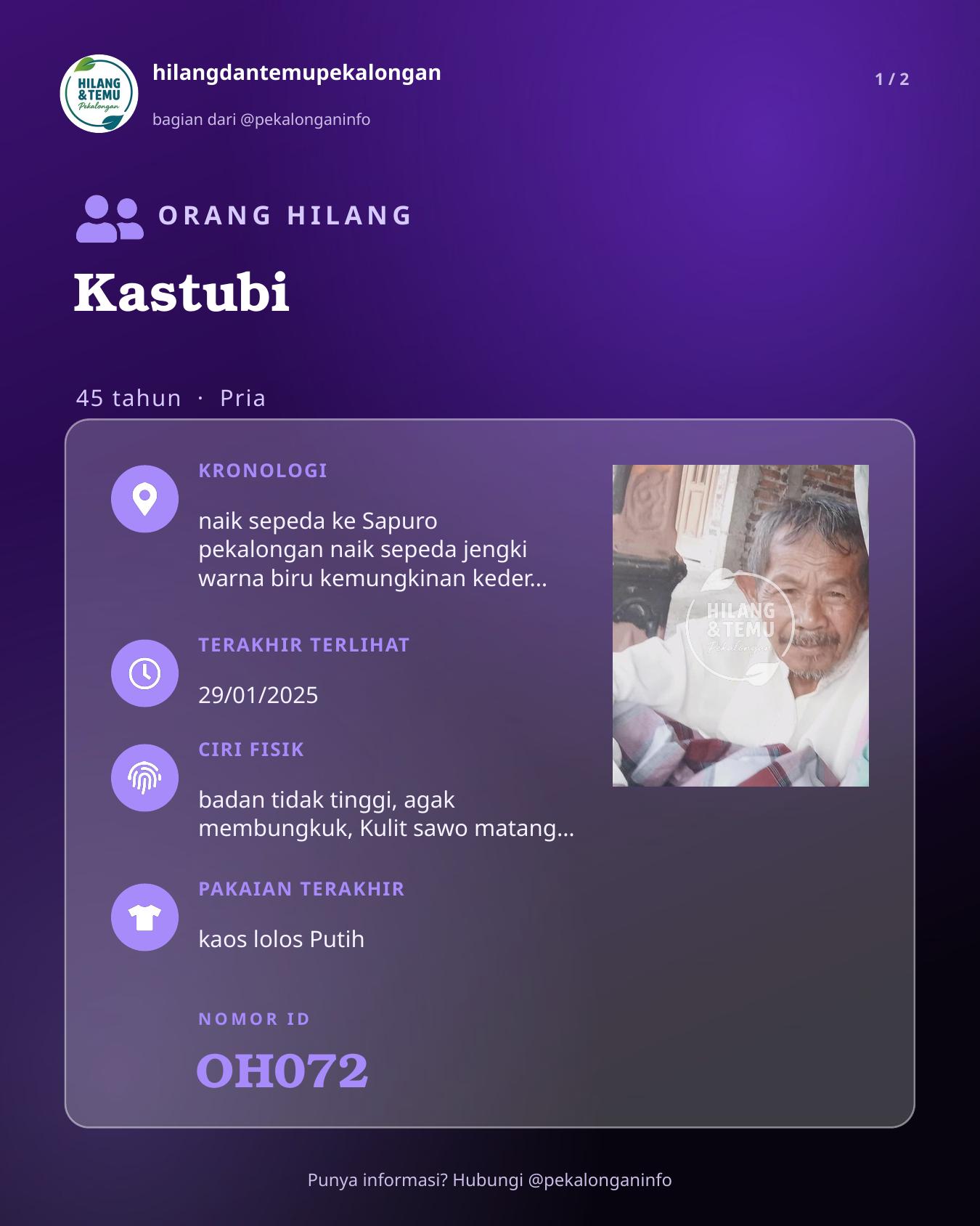 Slide 1 laporan Kastubi