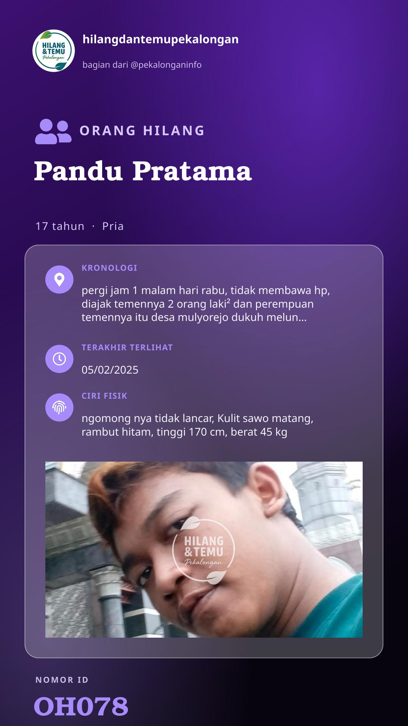 Story 9:16 laporan Pandu Pratama