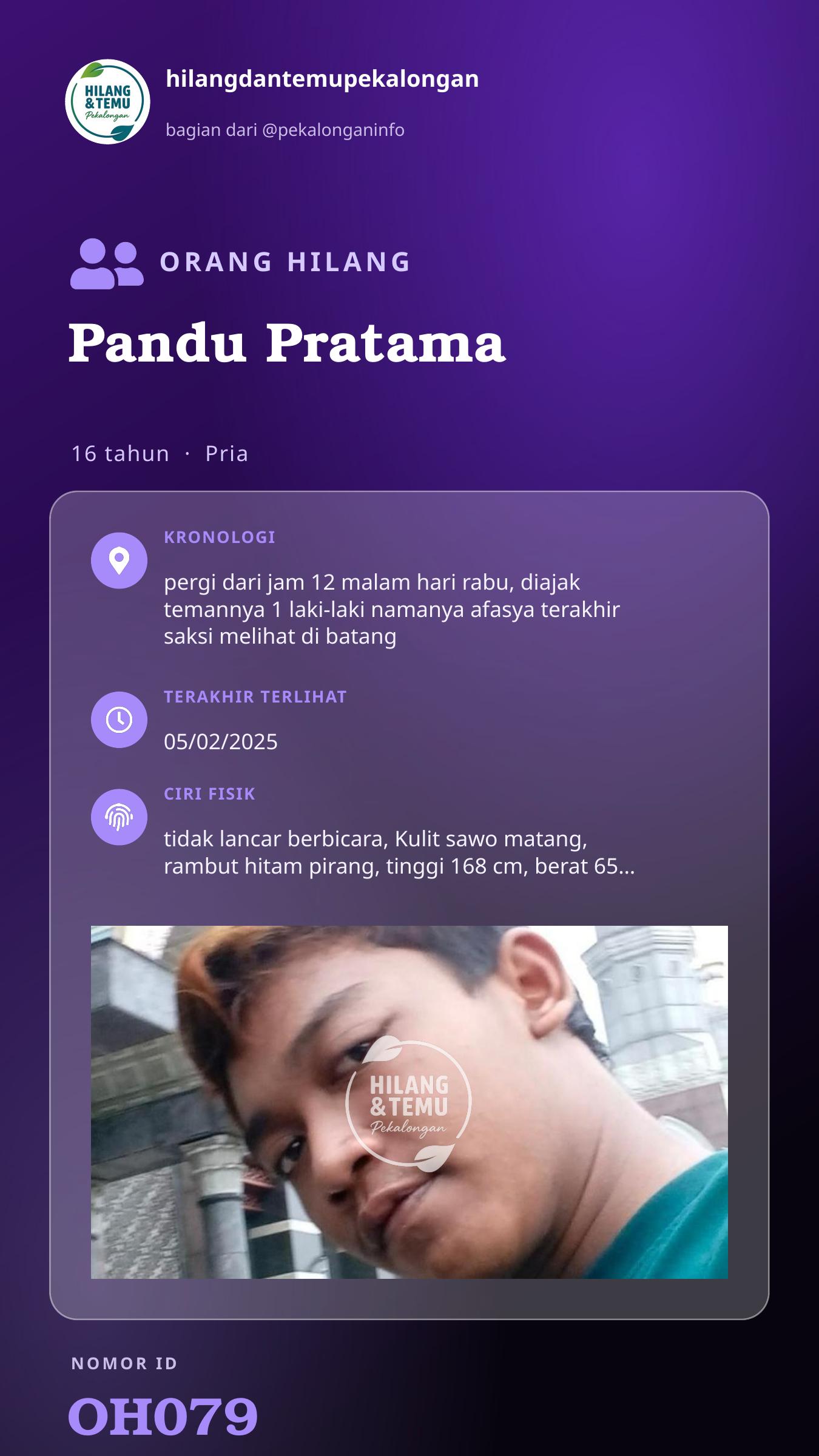 Story 9:16 laporan Pandu Pratama