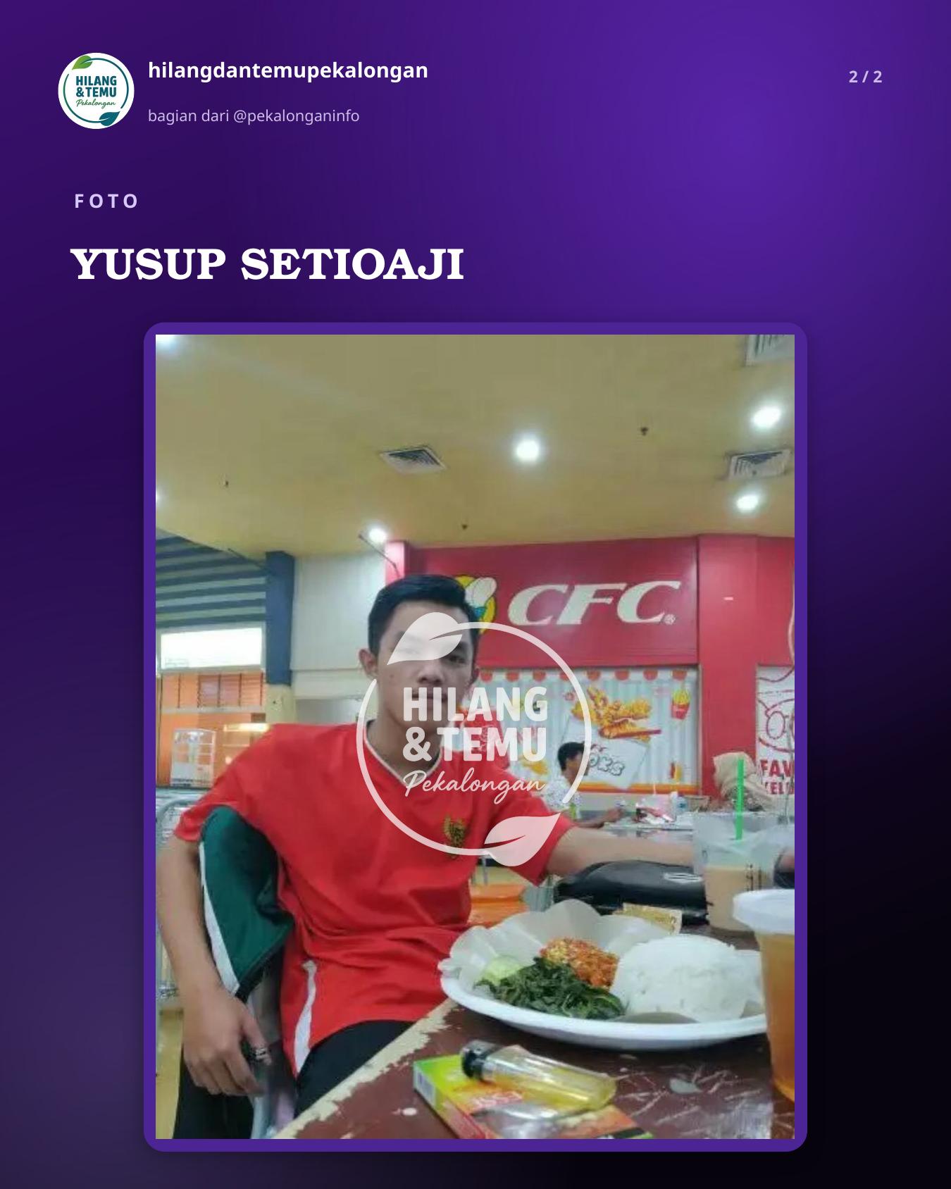 Slide 2 laporan YUSUP SETIOAJI