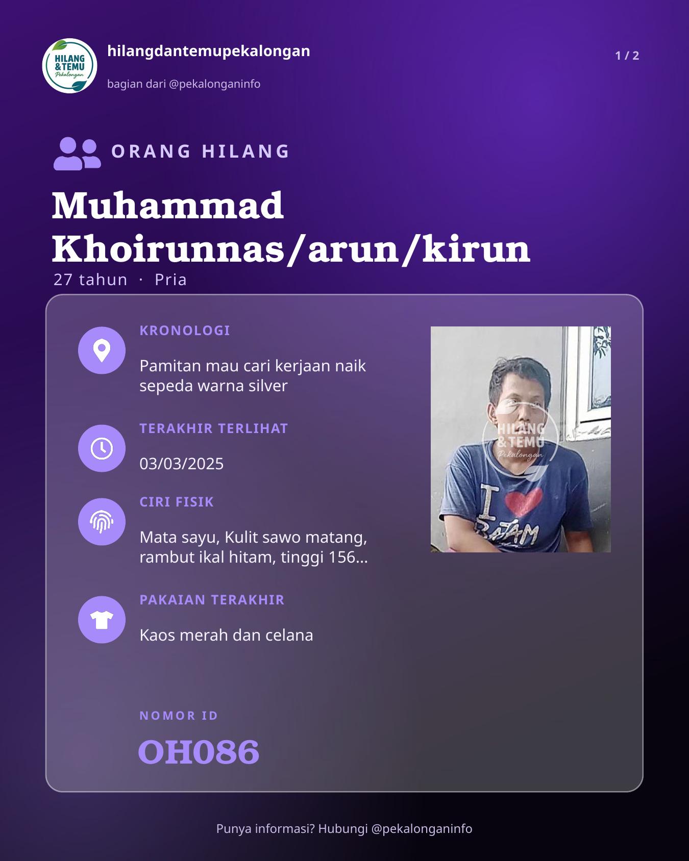 Slide 1 laporan Muhammad Khoirunnas/arun/kirun